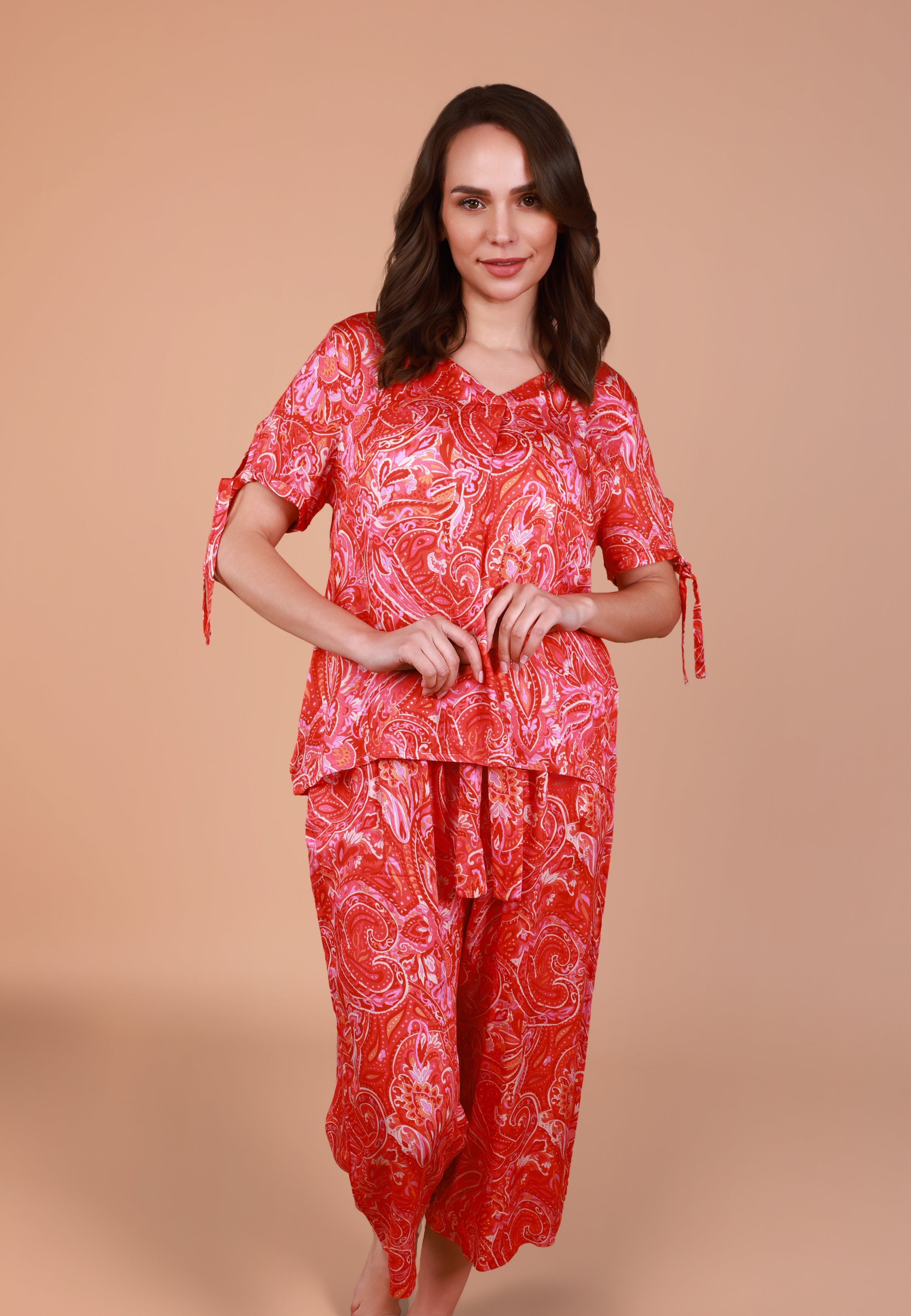 Ensemble pyjama blouse & pantalon | Collection Paisley