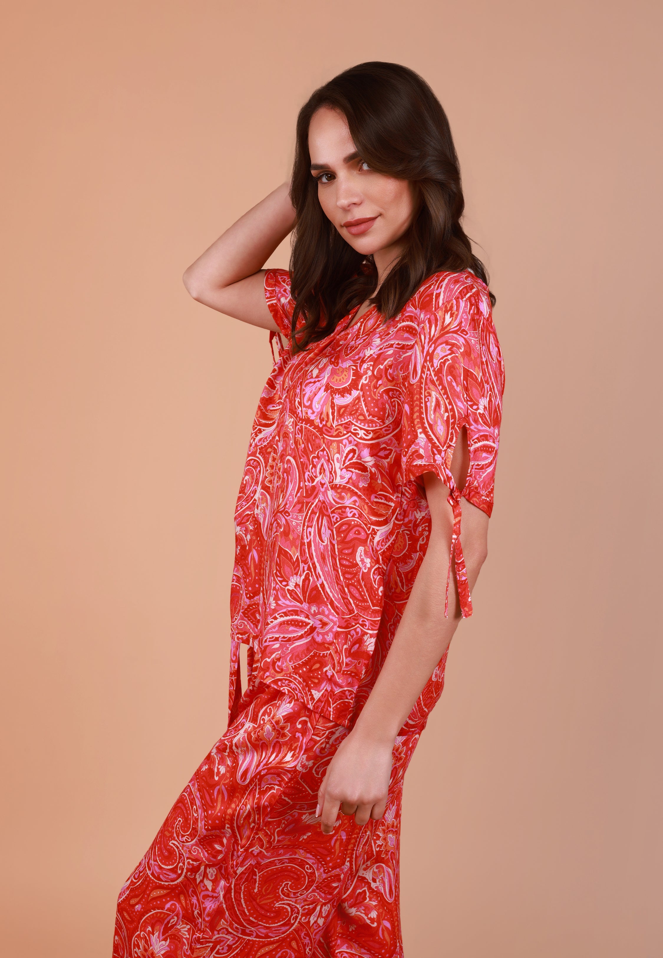 Ensemble pyjama blouse & pantalon | Collection Paisley