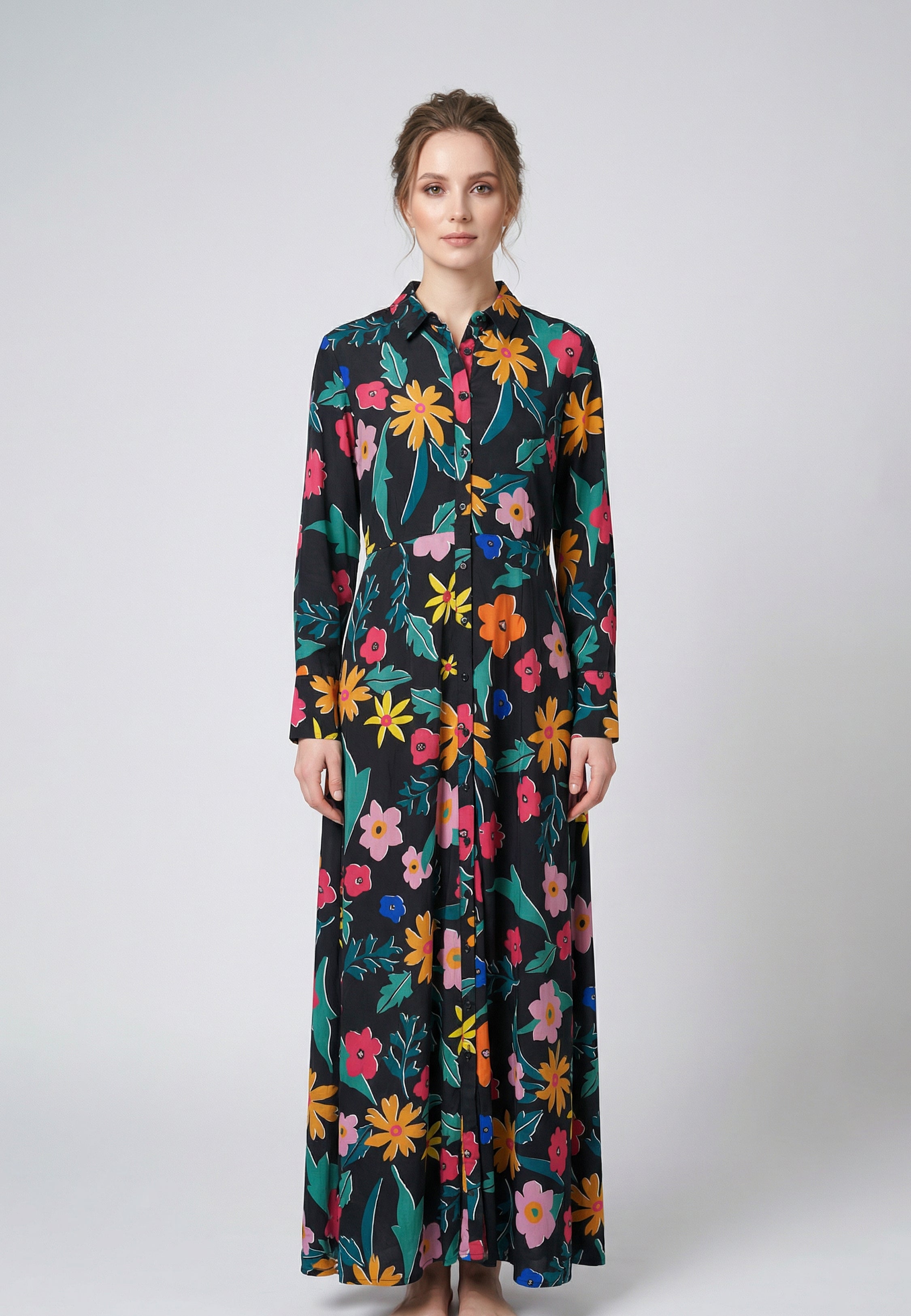 Robe Longue Imprimée Florale