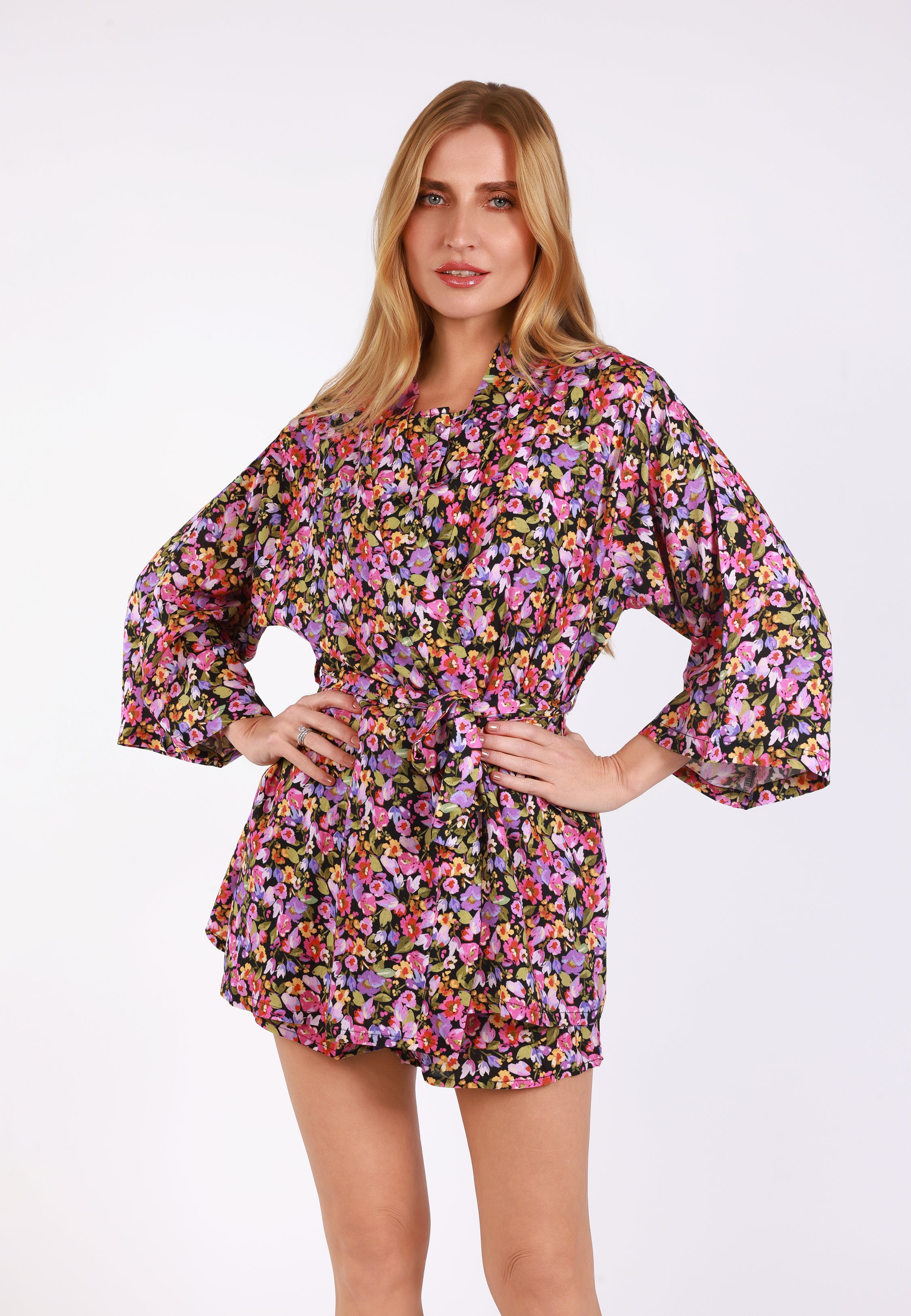 Kimono fleuri court | Collection Botanical Garden