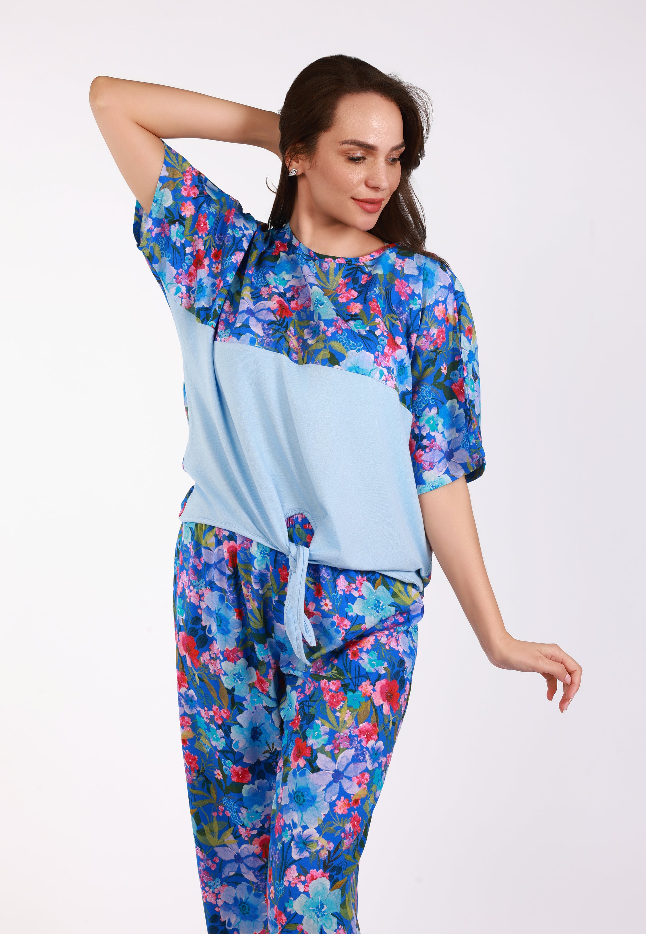 Ensemble pyjama contrasté | Collection Botanical Garden