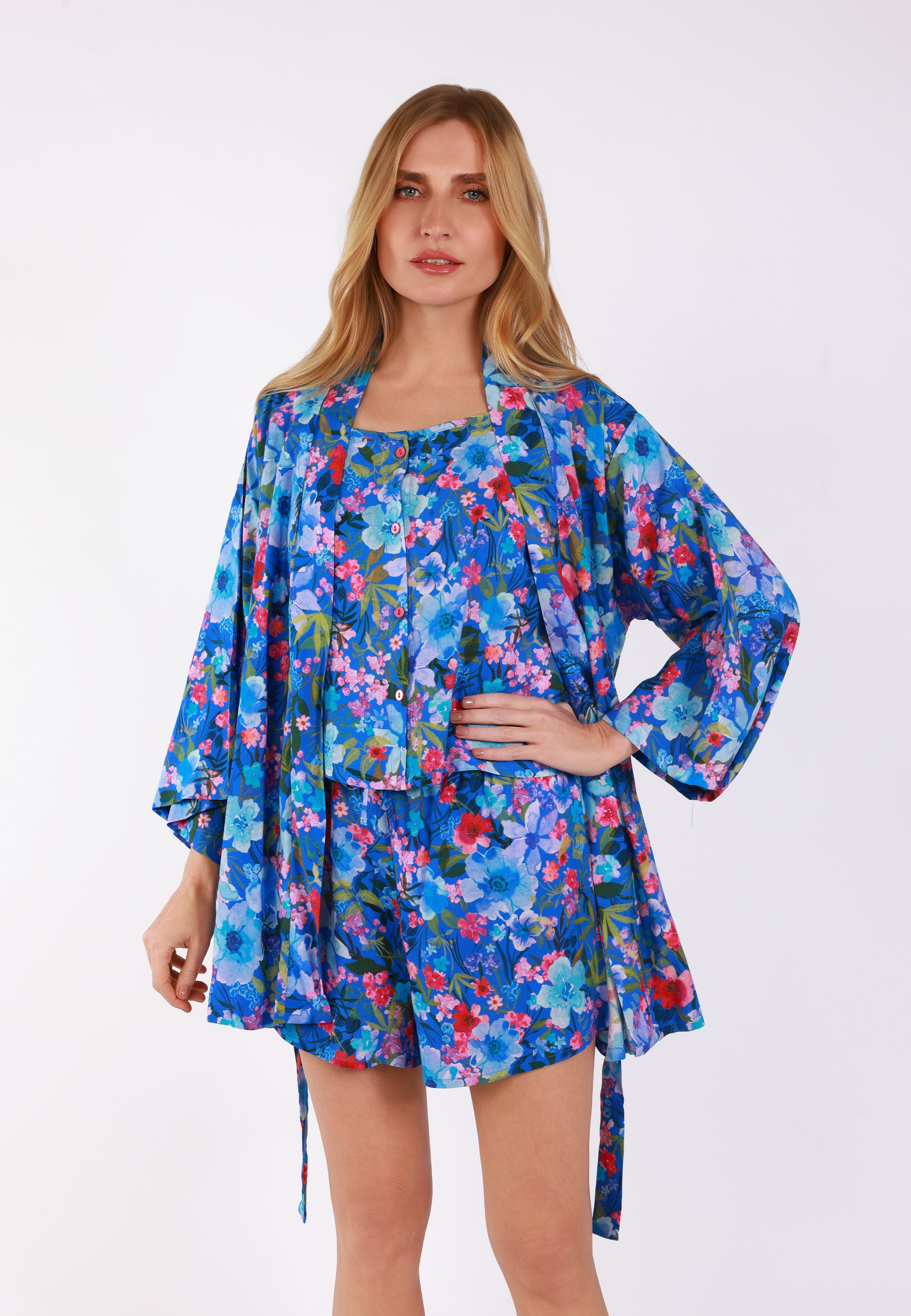 Kimono fleuri court | Collection Botanical Garden