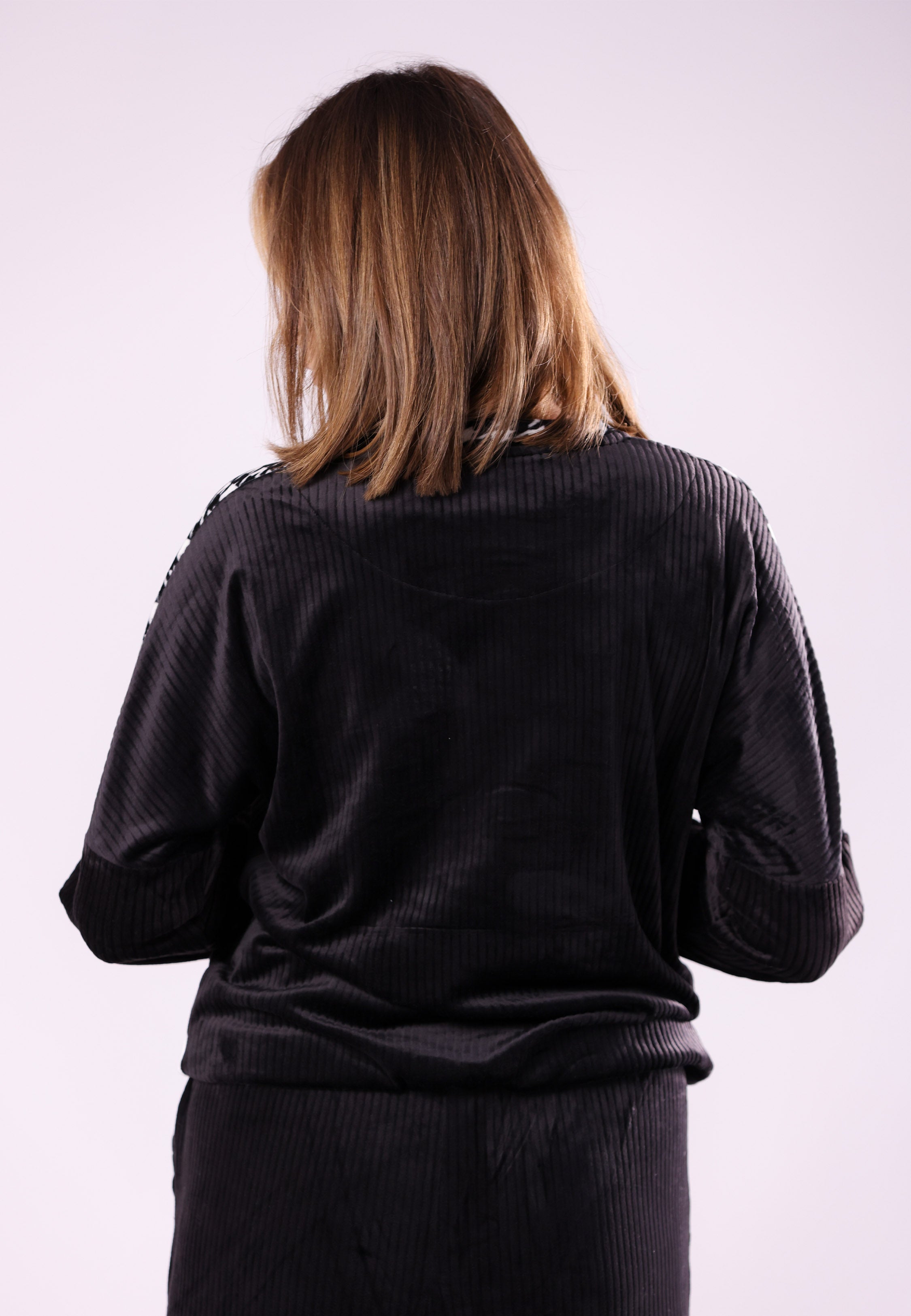 Pyjama à motif pied-de-poule | Collection PDP Black