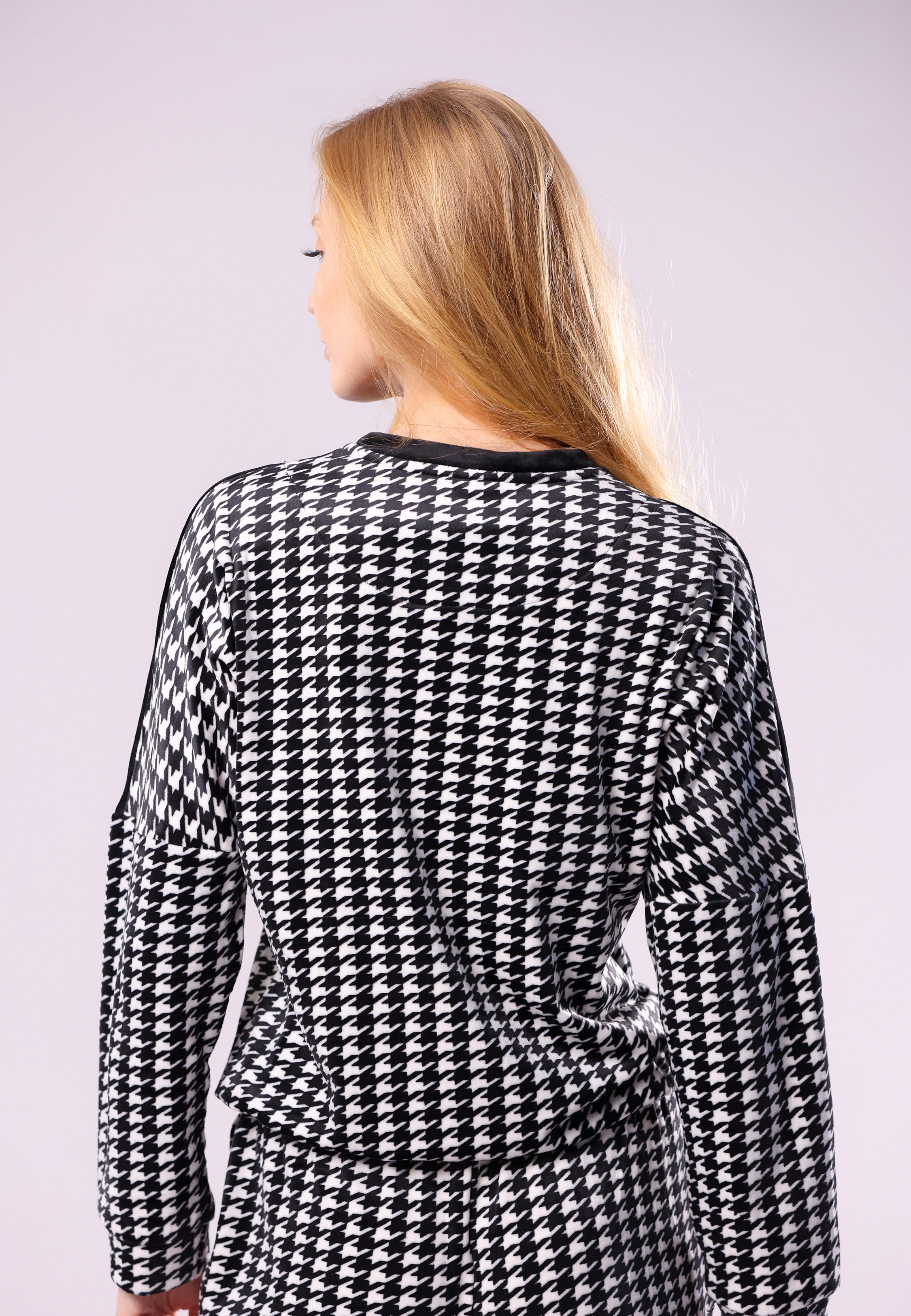 Pyjama à Motif Pied-de-Poule | Collection PDP Black