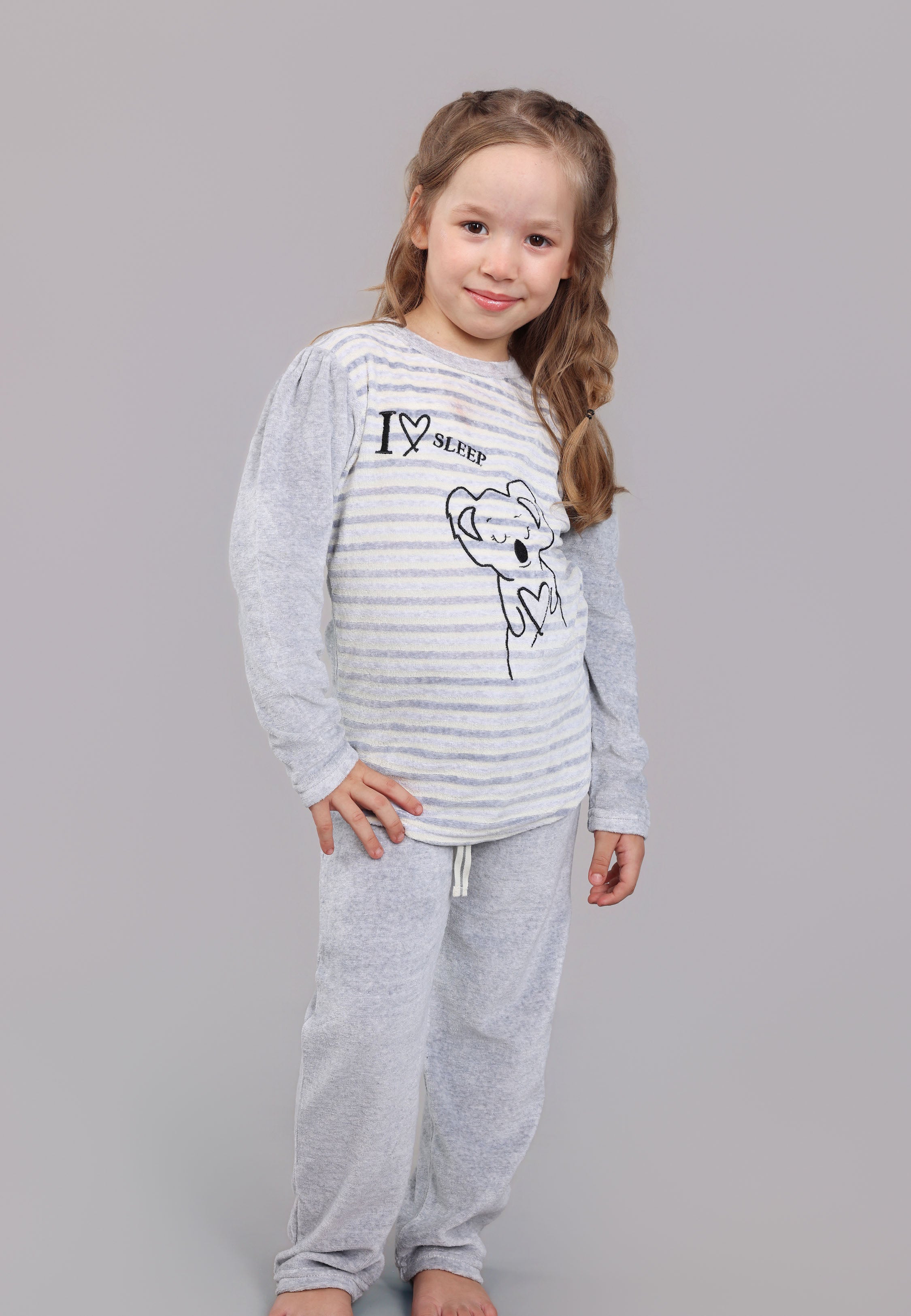 ENSEMBLE PYJAMA ENFANT BRODÉ | COLLECTION MATCHY MATCHY