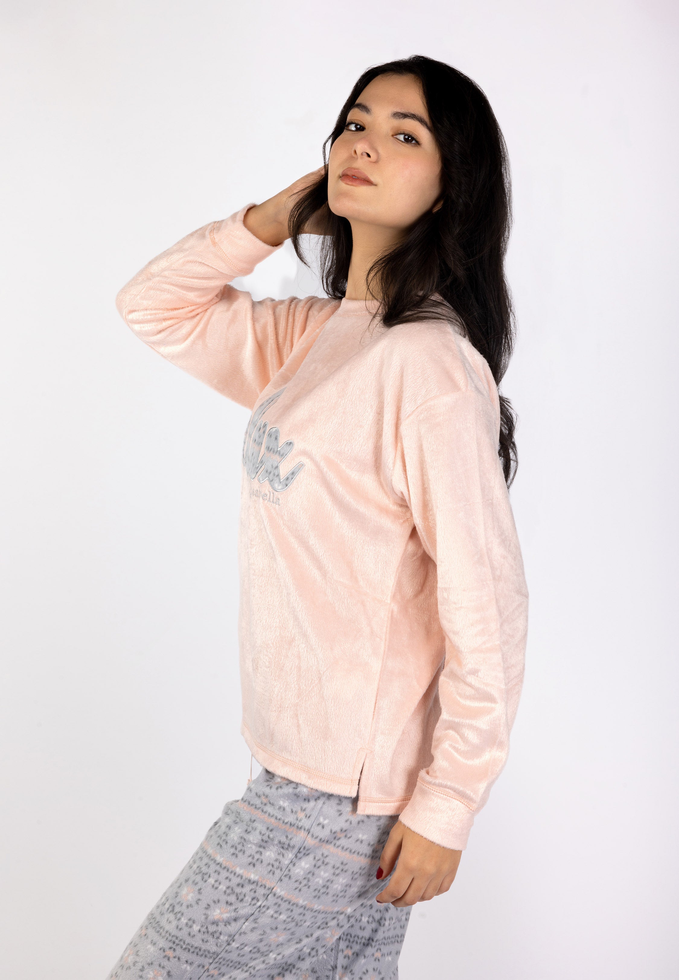 Ensemble Pyjama Saumon à Motif | Collection La Vie en Rose