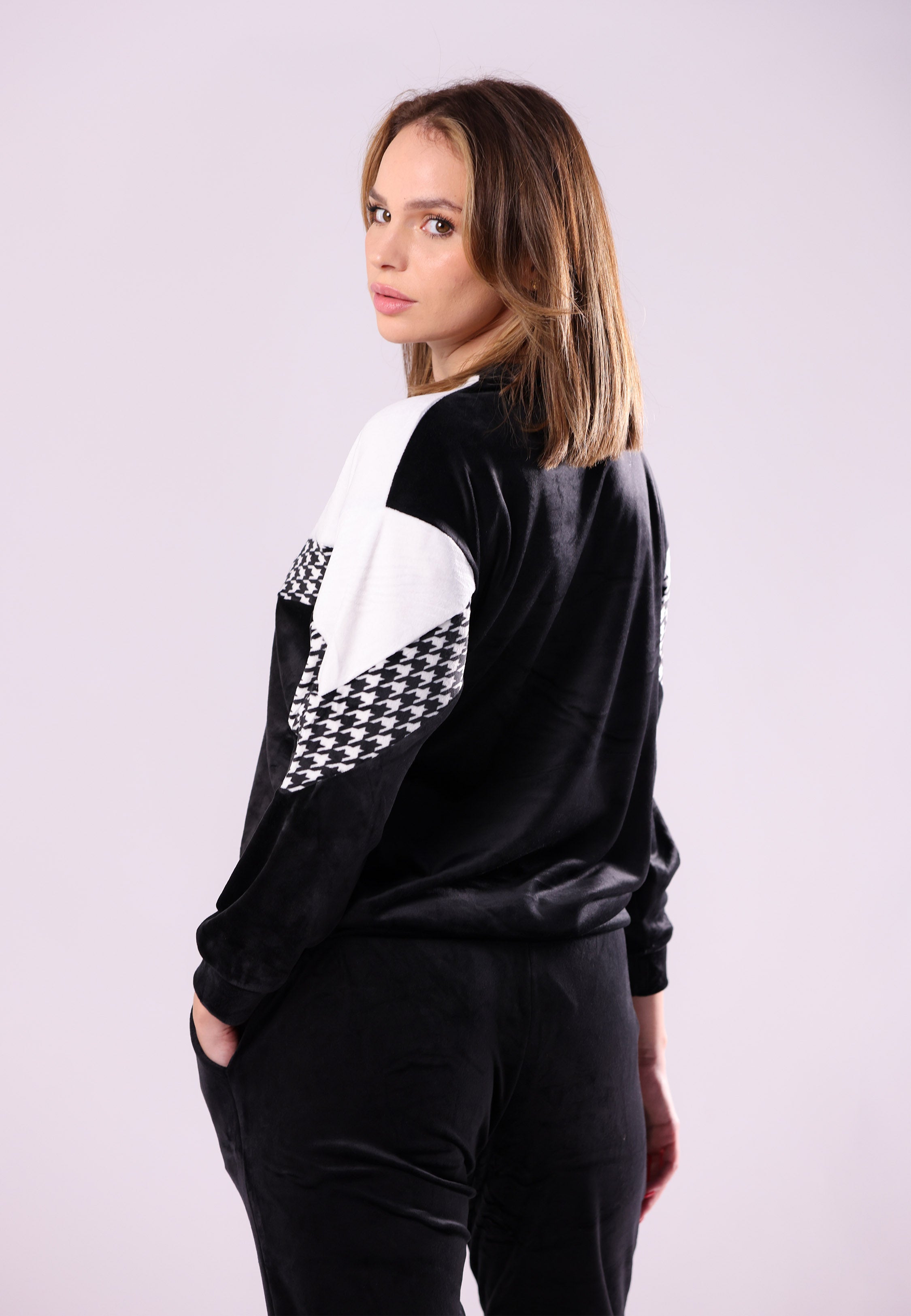 Pyjama contrasté noir & blanc | Collection PDP Black