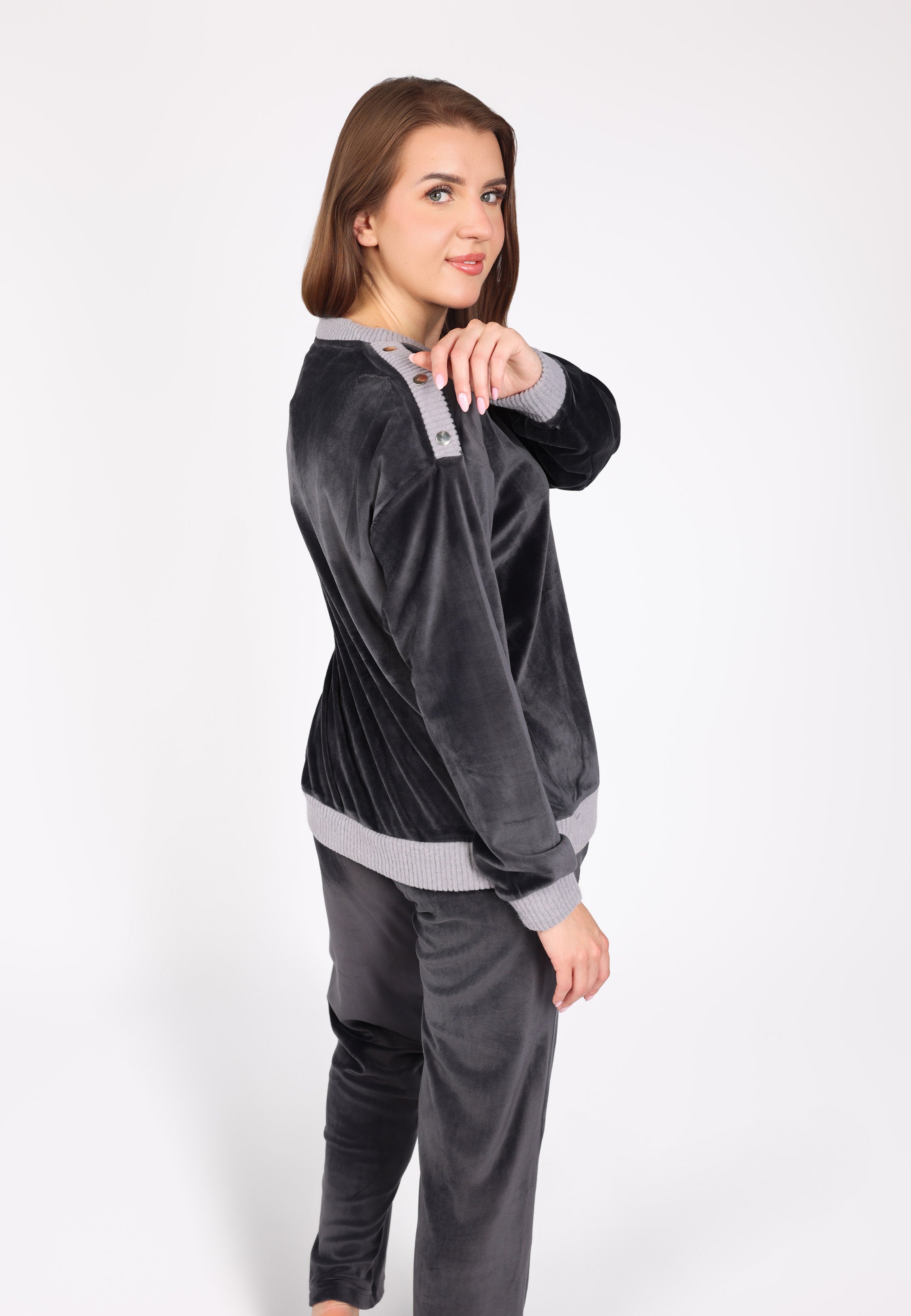 Ensemble pyjama col V | Collection Velvet MLC