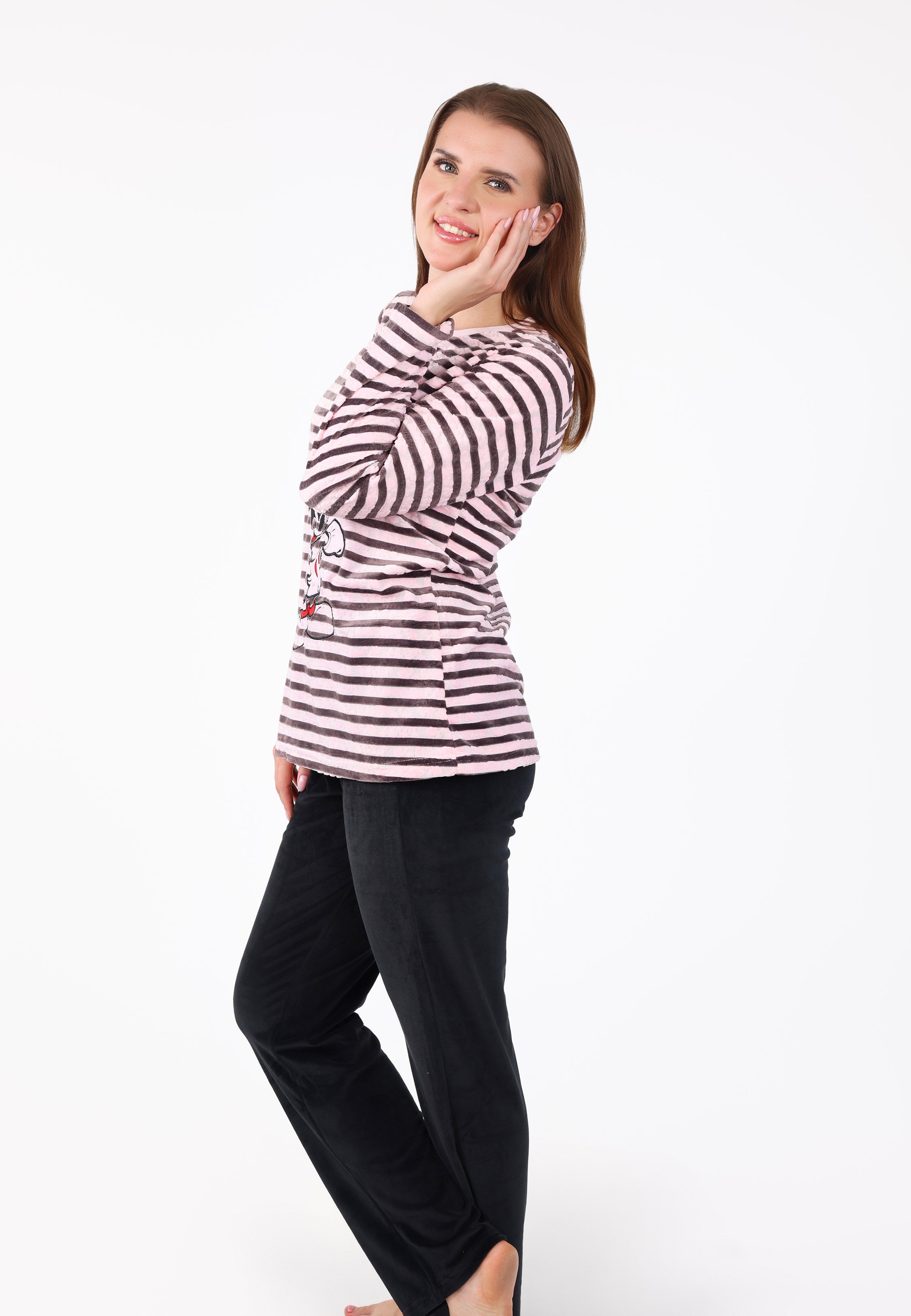 Ensemble Pyjama Rayé avec Motif