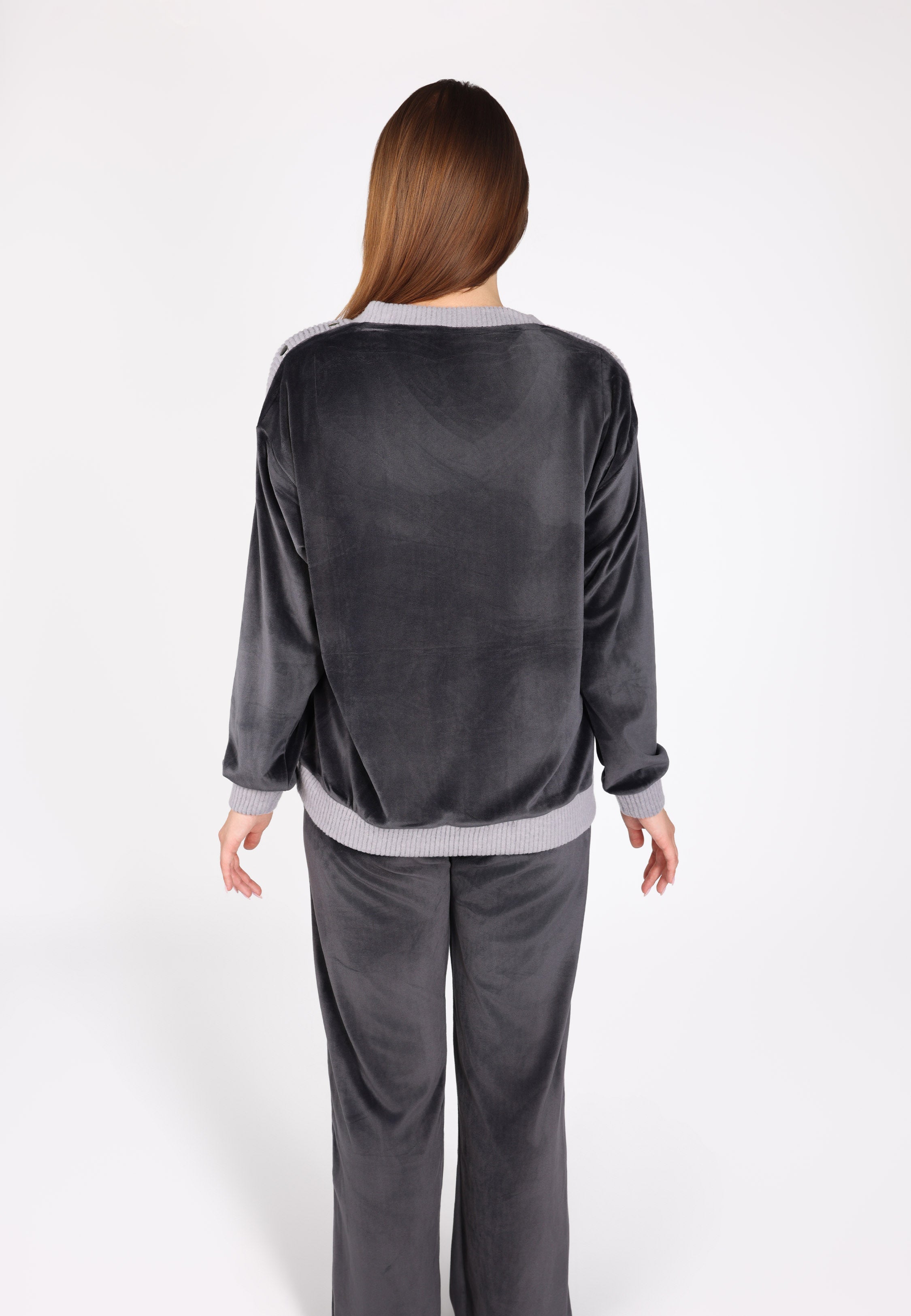 Ensemble pyjama col V | Collection Velvet MLC