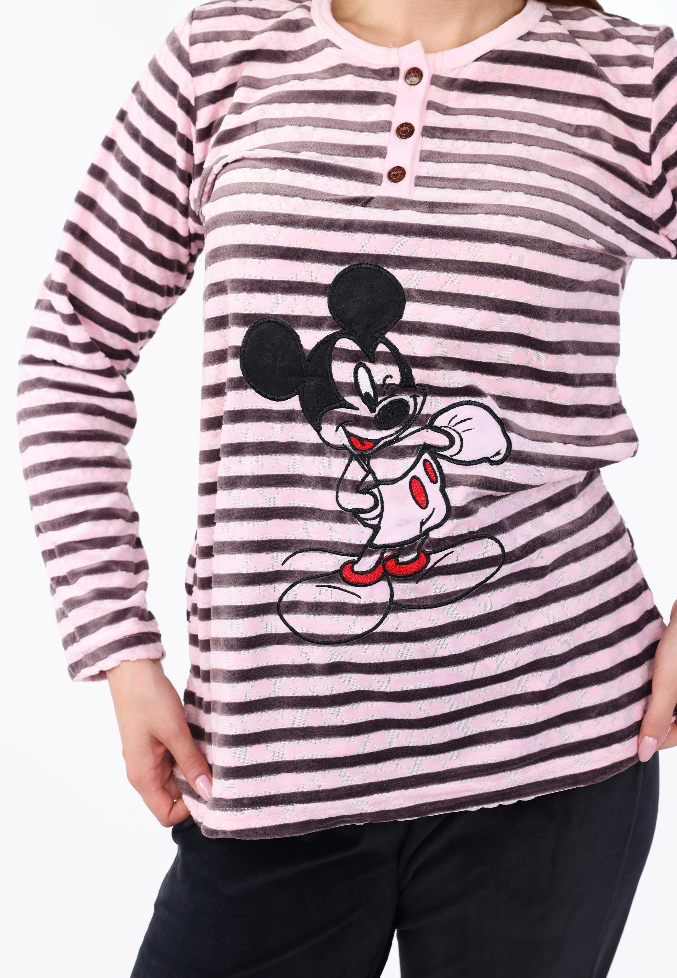 Ensemble Pyjama Rayé avec Motif