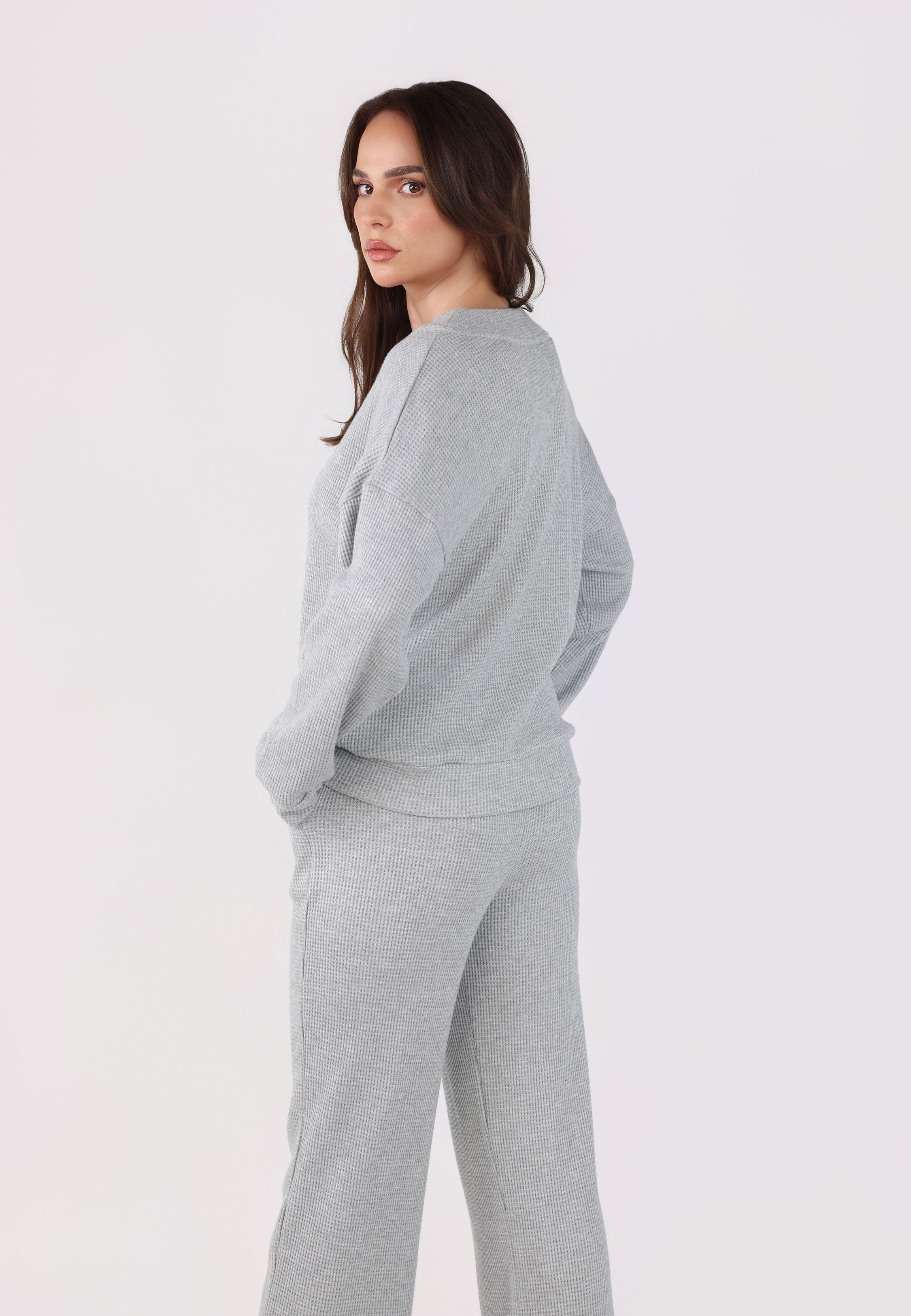 Ensemble pyjama en tissu gaufré | Collection Waffle