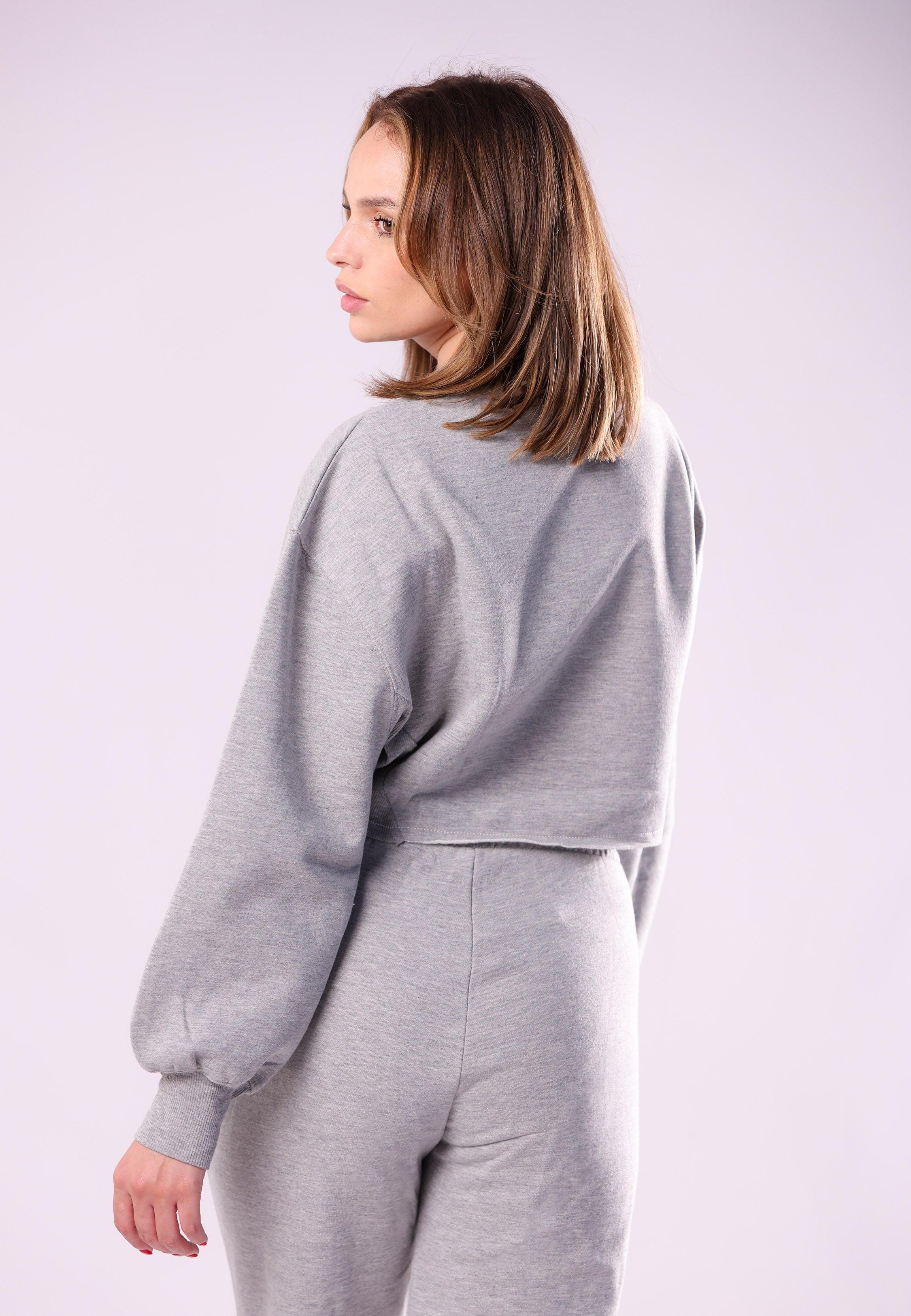 Pyjama gris crop | Collection MLT CHINE