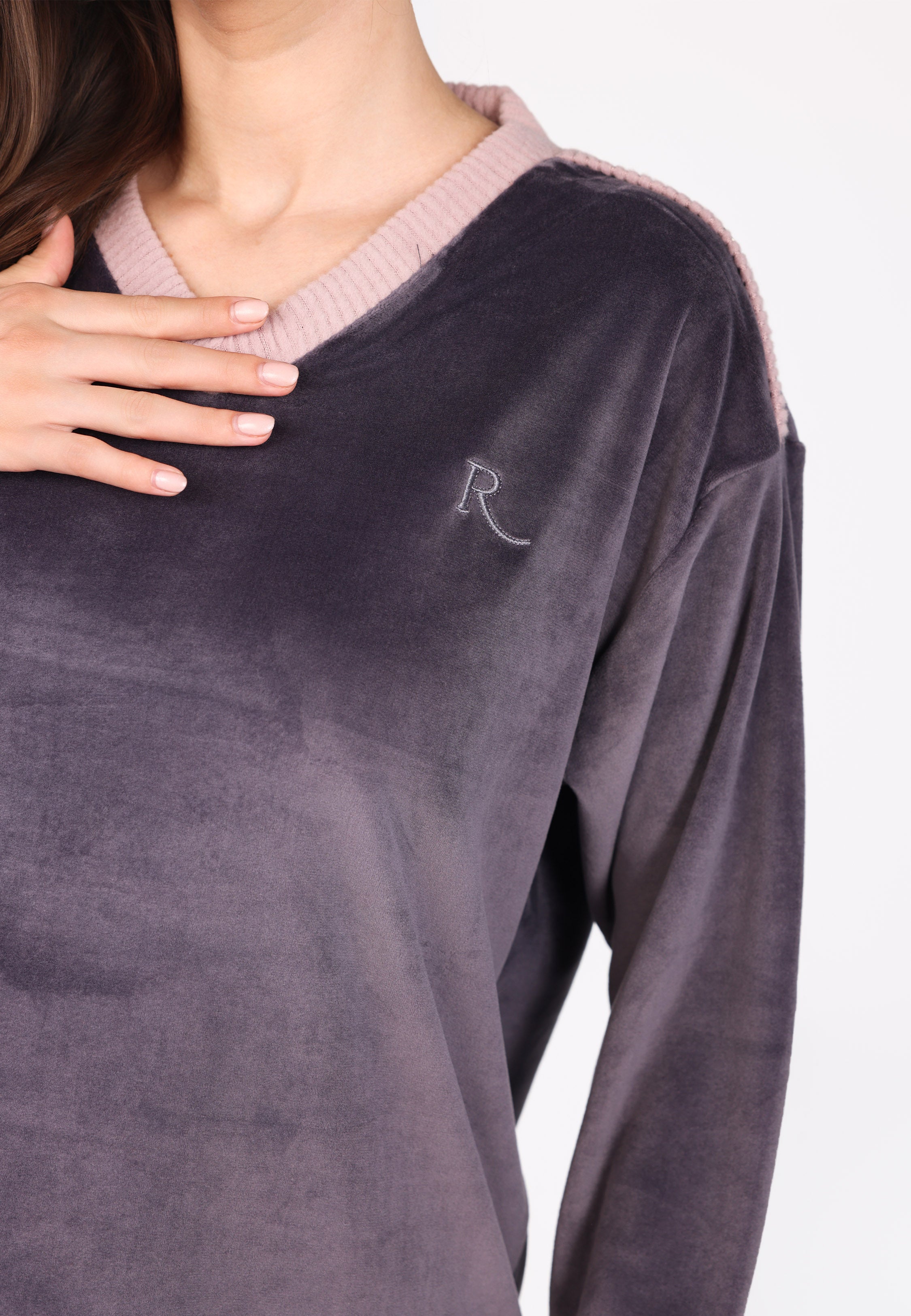 Ensemble pyjama col V | Collection Velvet MLC