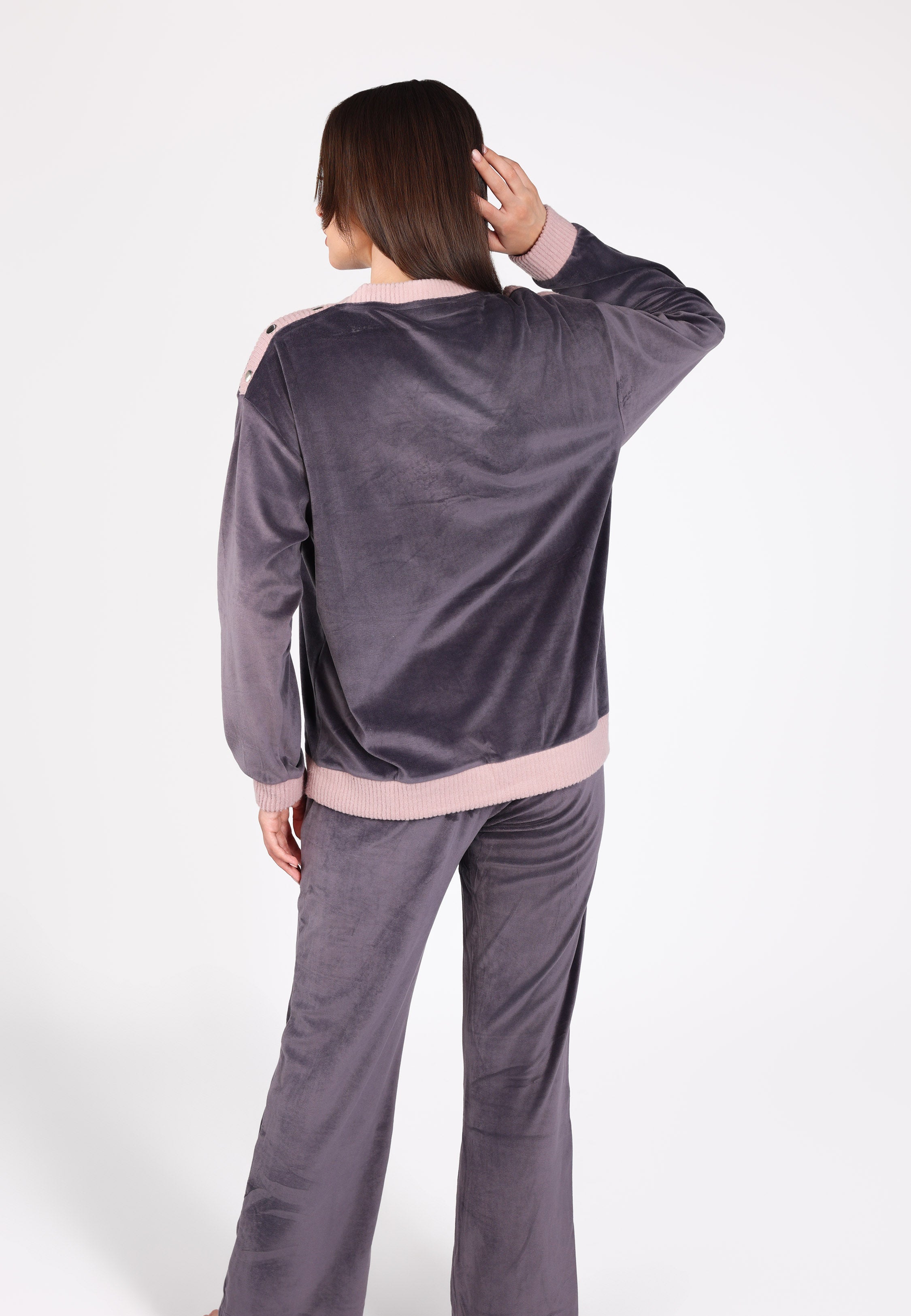 Ensemble pyjama col V | Collection Velvet MLC