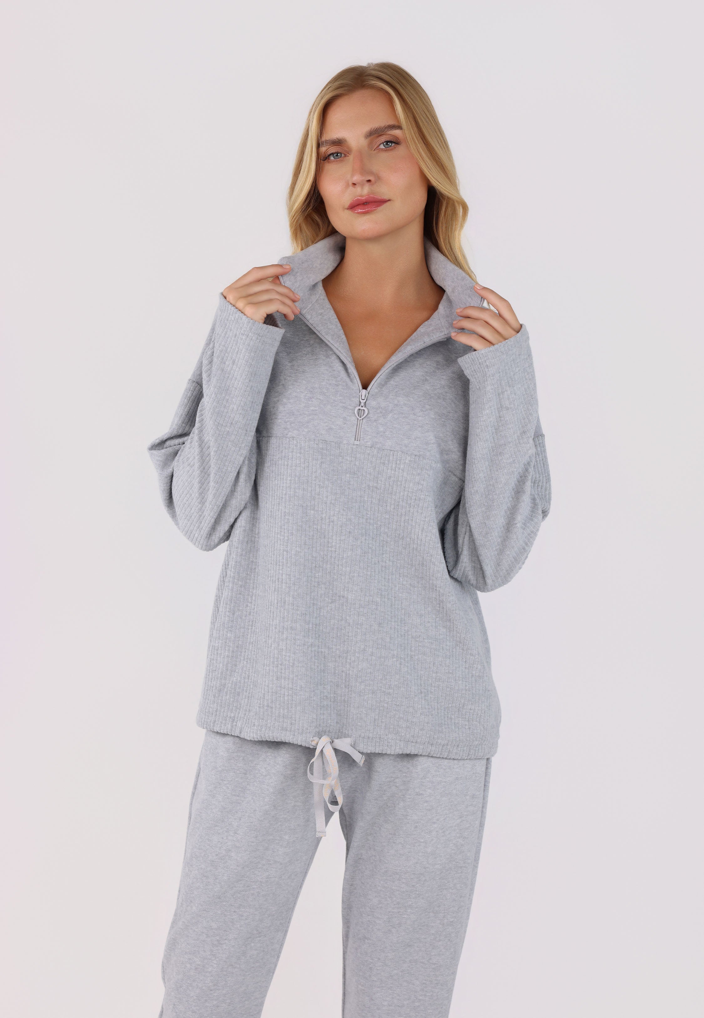 Ensemble Loungewear Col Zippé | Collection Relief