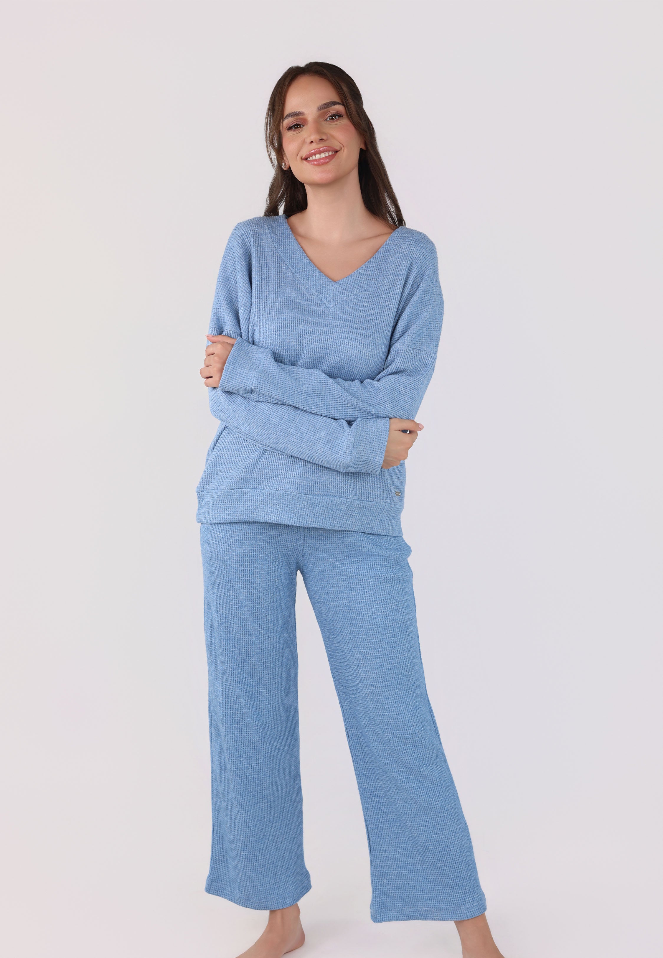 Ensemble pyjama en tissu gaufré | Collection Waffle