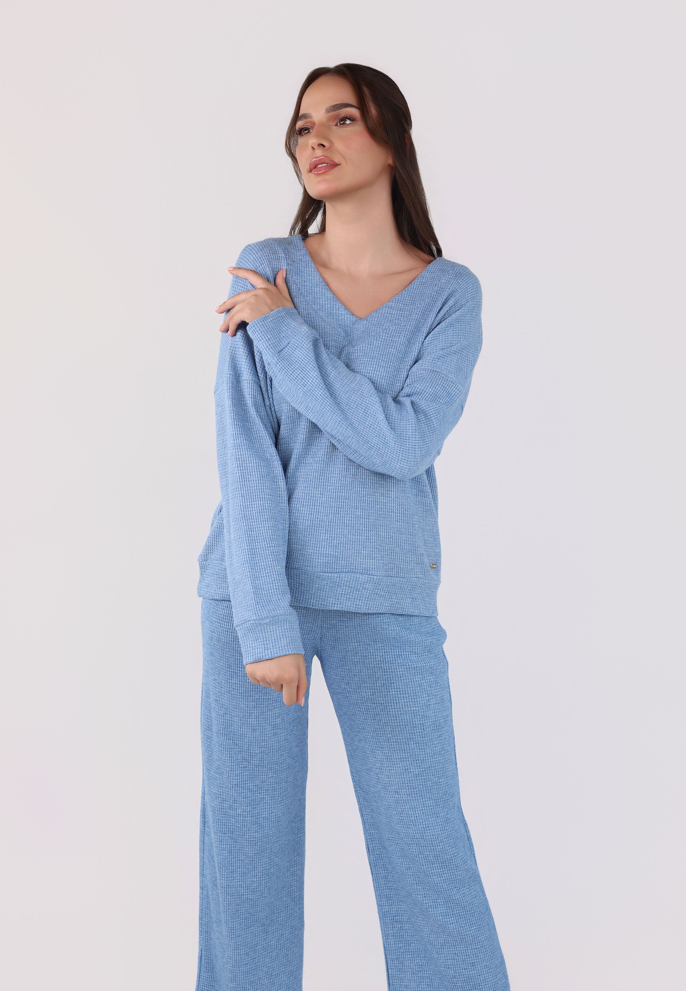 Ensemble pyjama en tissu gaufré | Collection Waffle