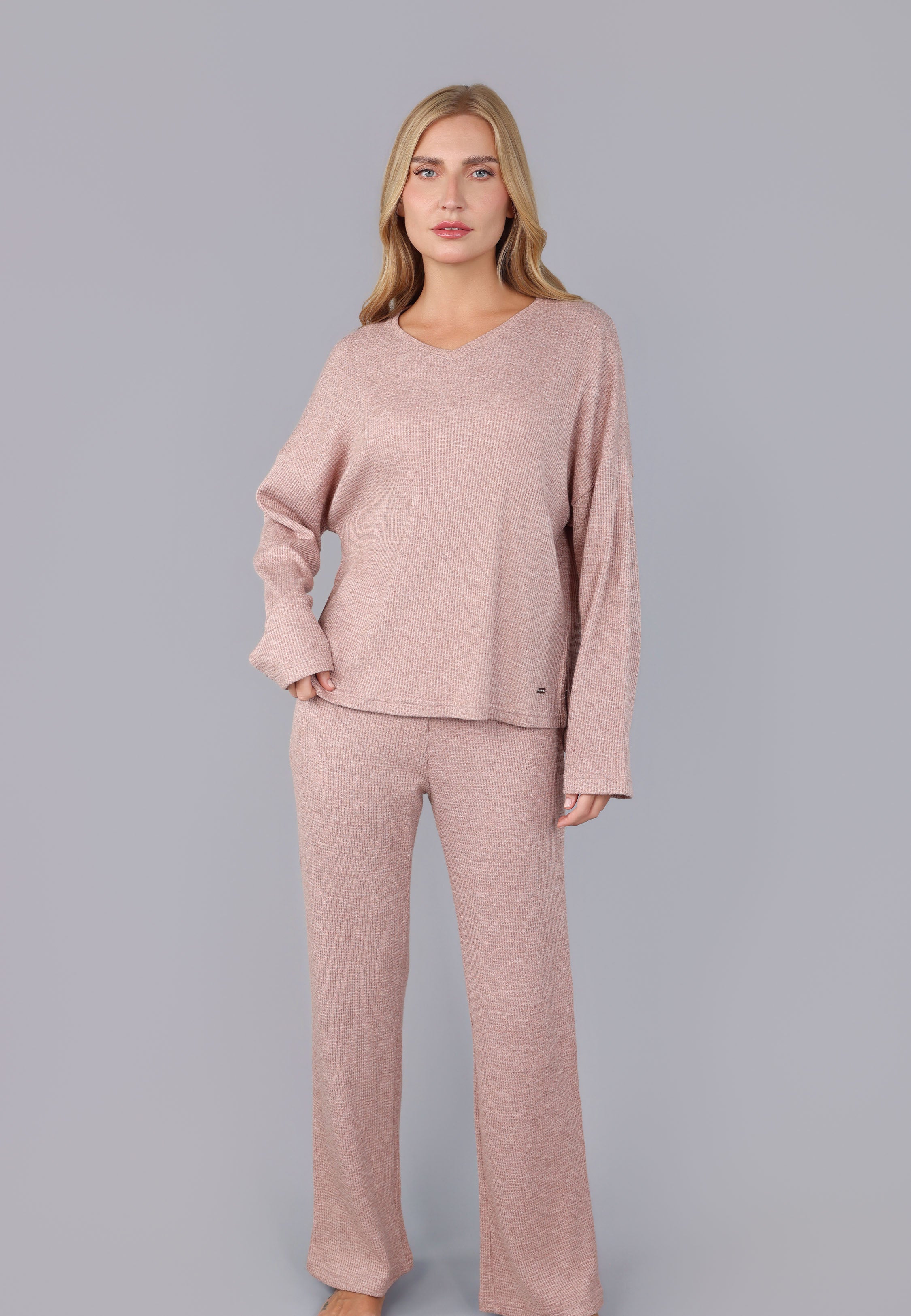 Pyjama texturé effet gaufré | Collection Waffle