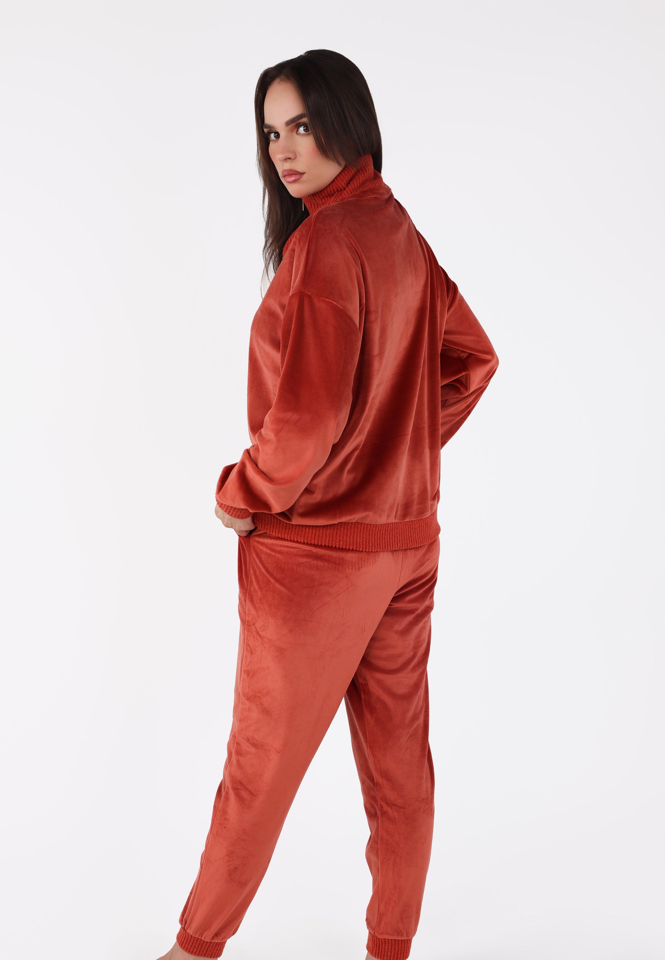 Pyjama col montant zippé | Collection Velvet MLC