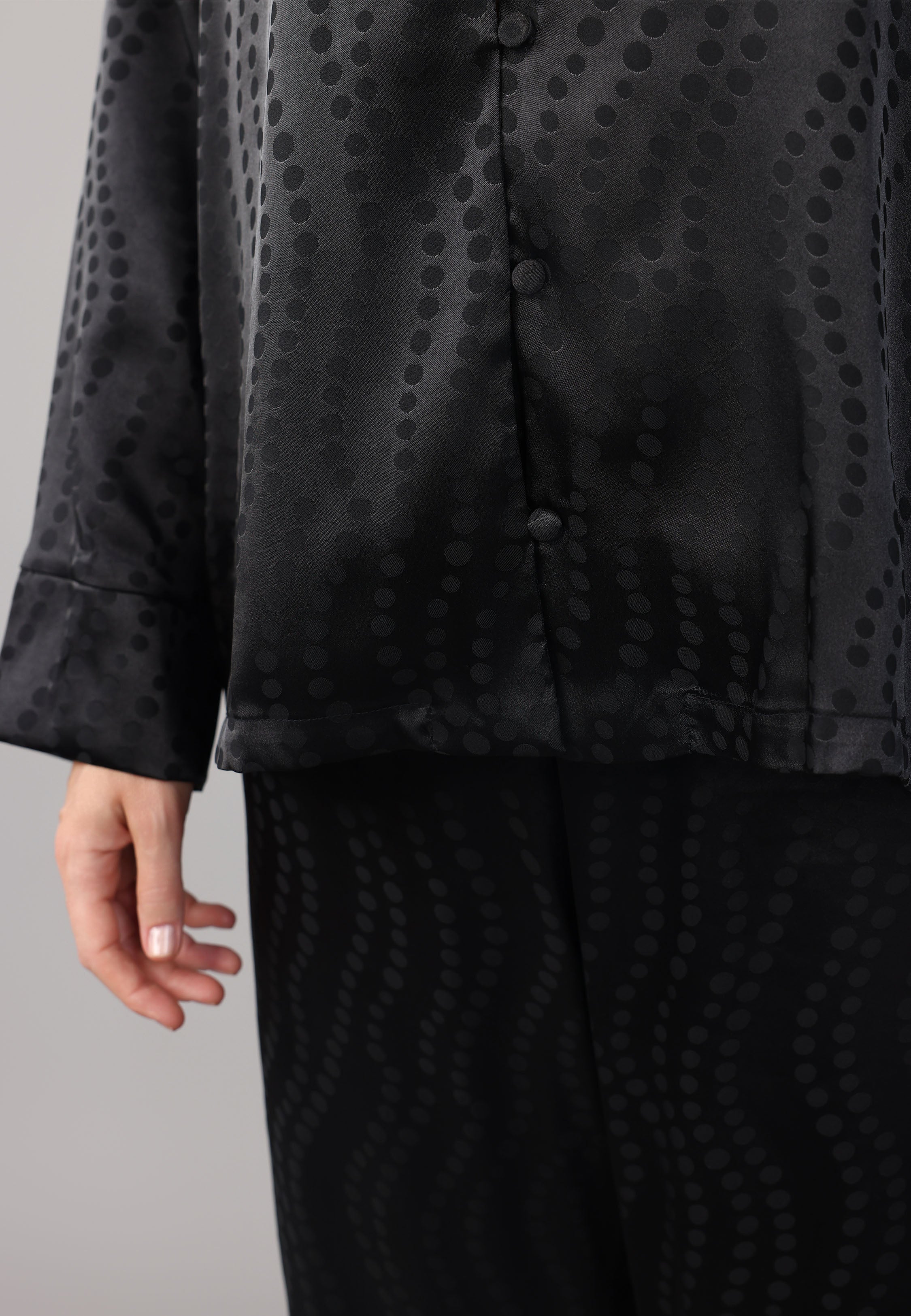 Ensemble Pyjama Boutonné en Satin | Collection Amour Secret