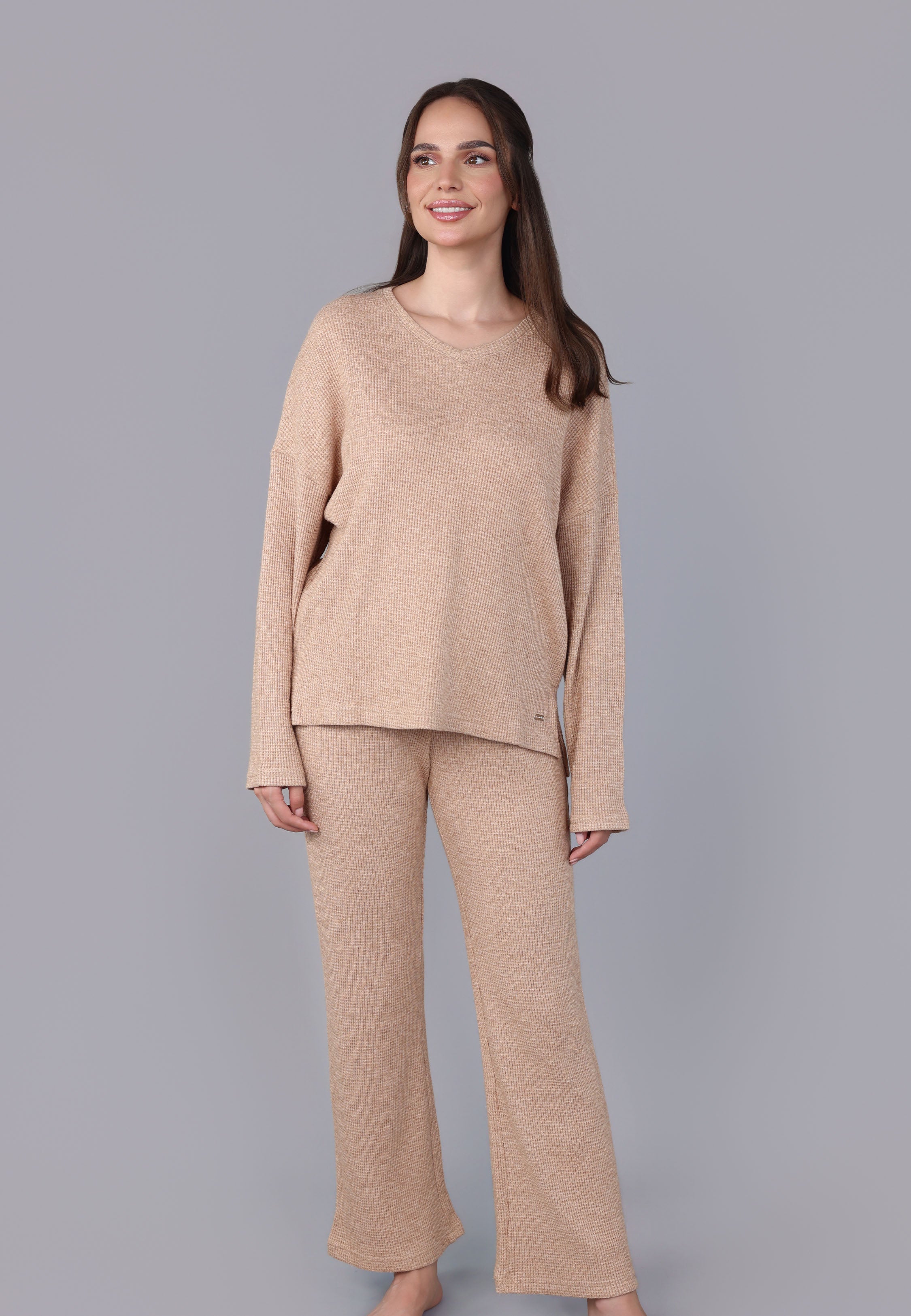 Pyjama texturé effet gaufré | Collection Waffle