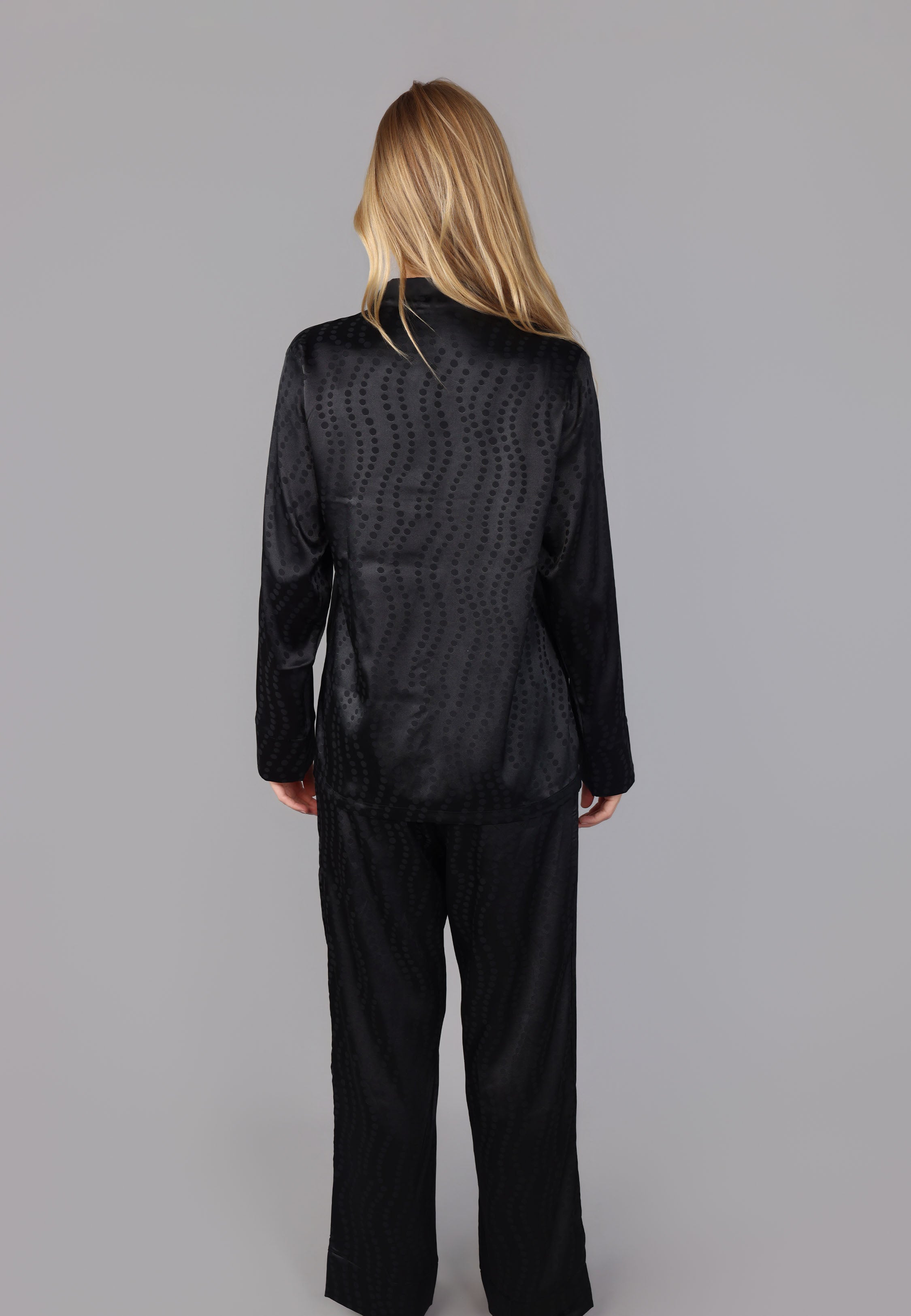 Ensemble Pyjama Boutonné en Satin | Collection Amour Secret