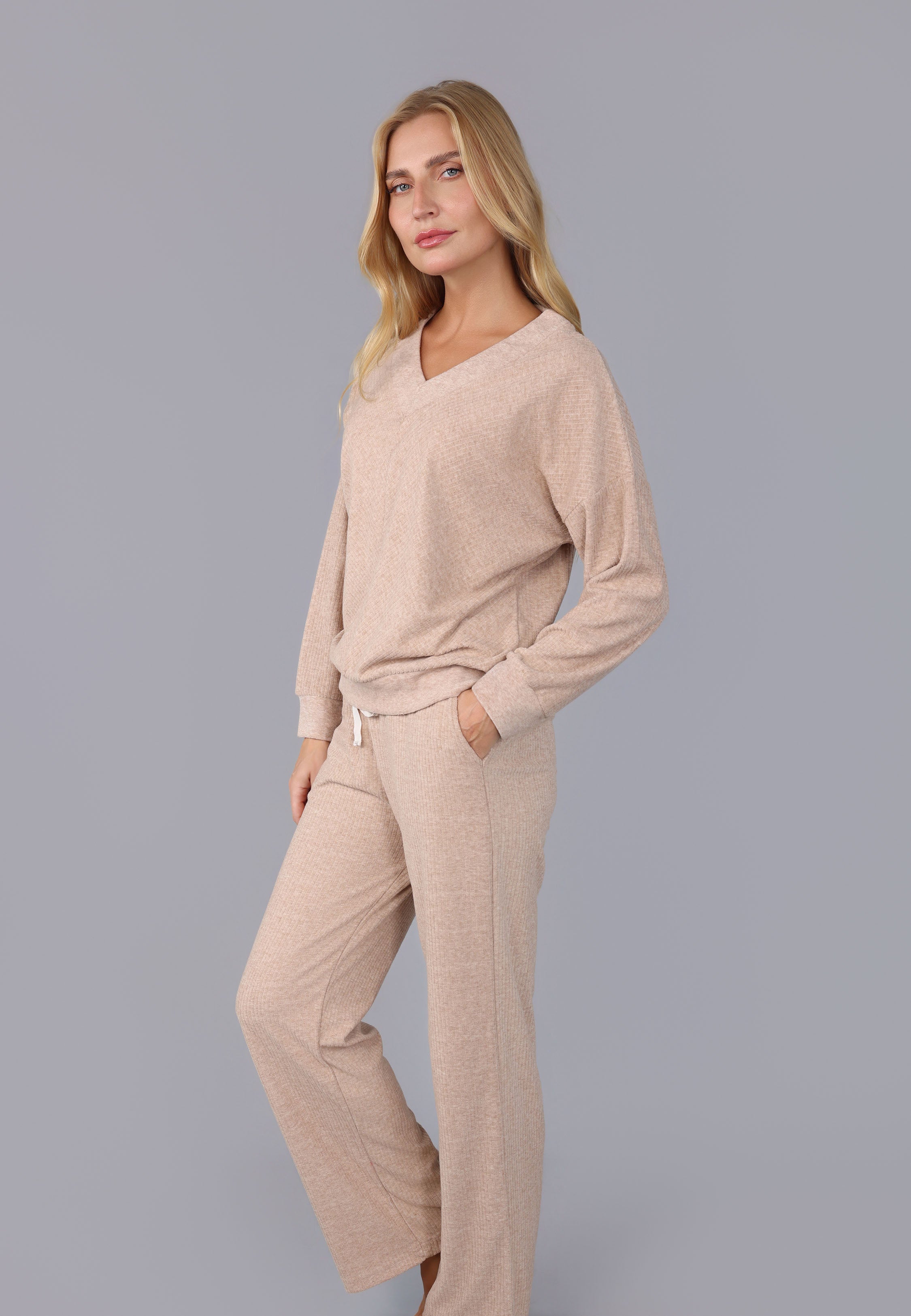 Ensemble pyjama col V | Collection Pure Cosy
