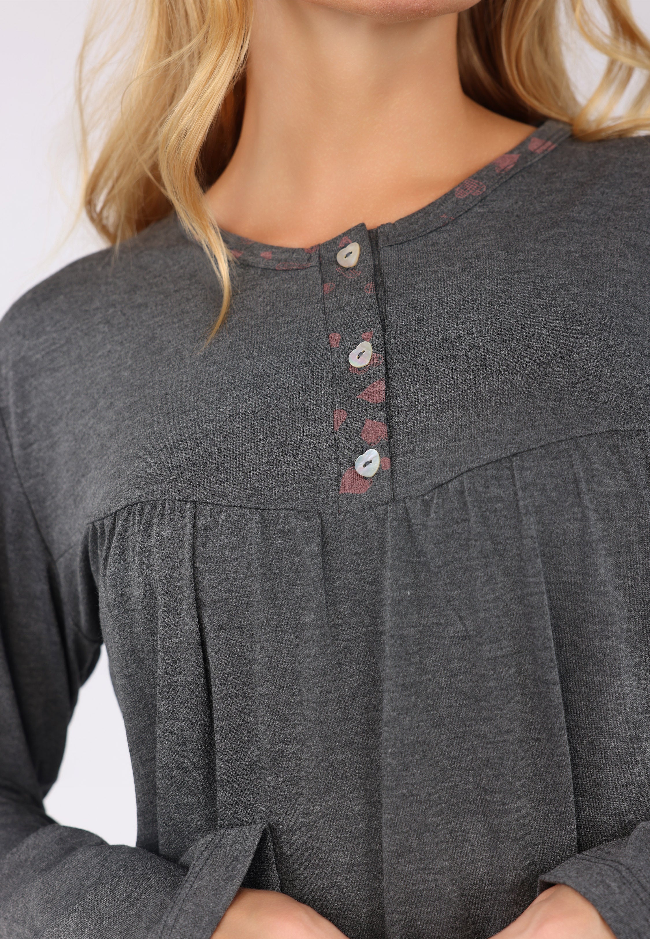 Pyjama Deux Pièces Imprimé | Collection LV SAUMON