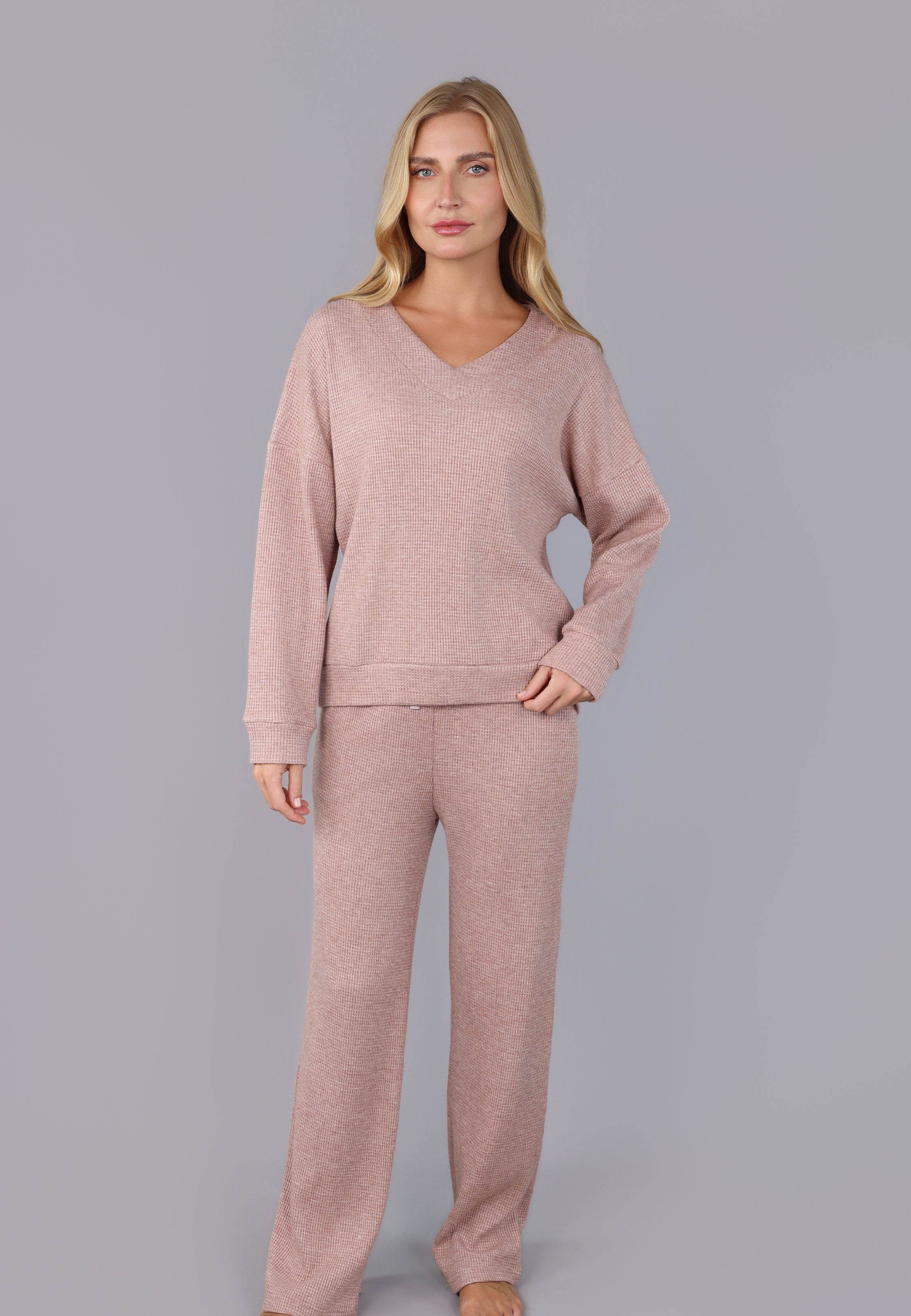 Ensemble pyjama en tissu gaufré | Collection Waffle