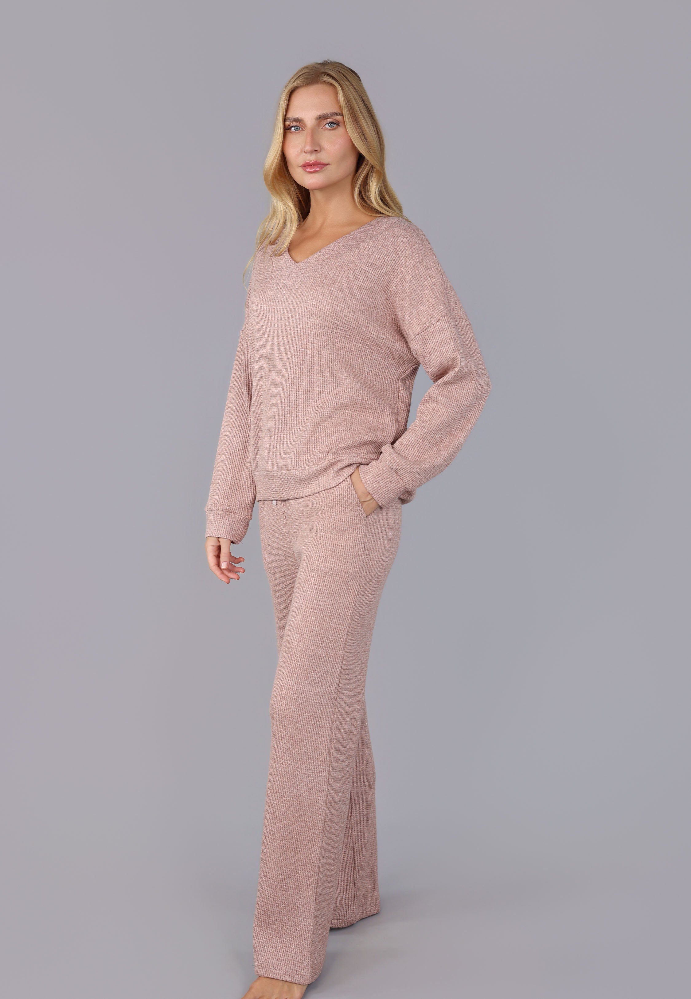 Ensemble pyjama en tissu gaufré | Collection Waffle