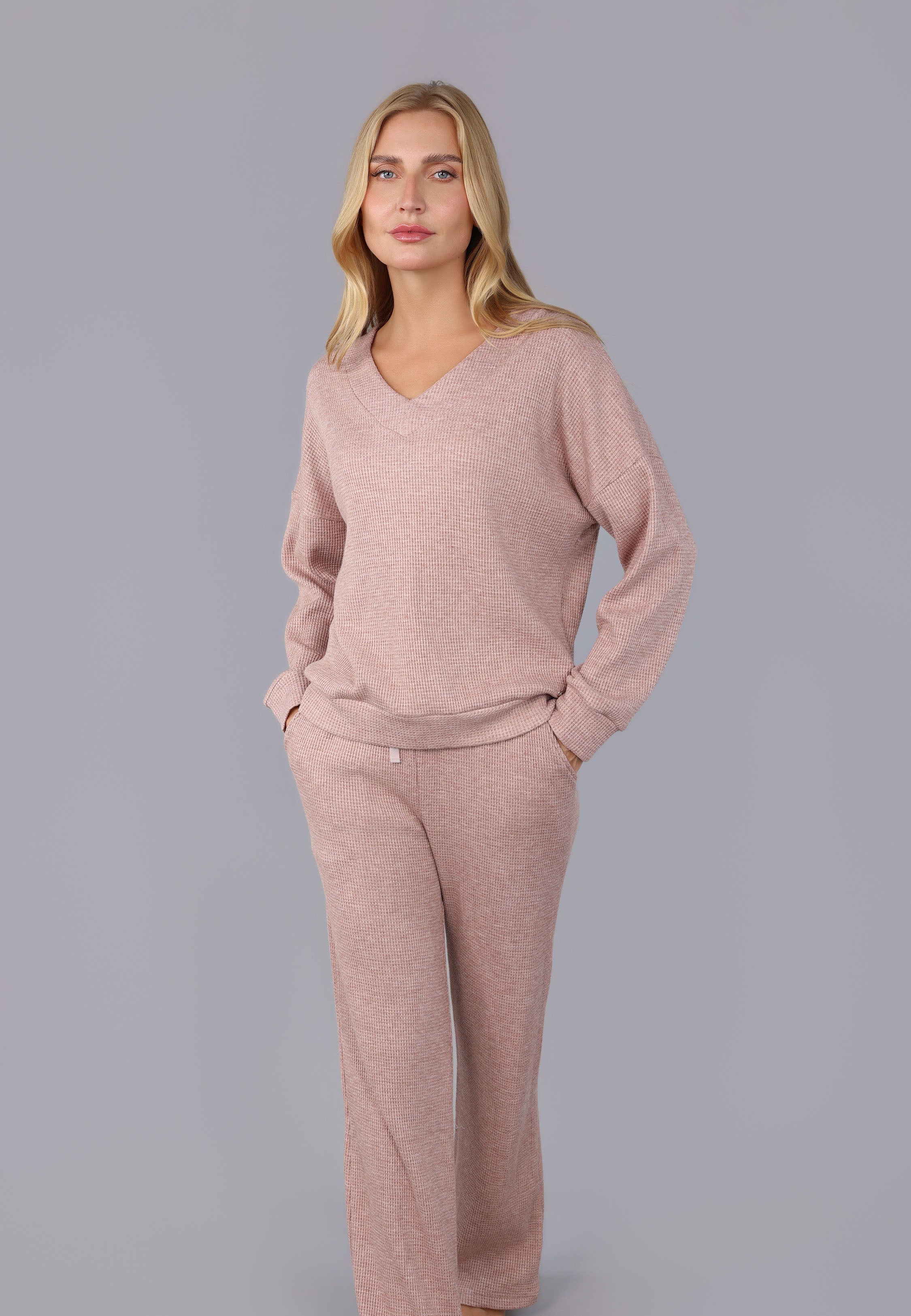 Ensemble pyjama en tissu gaufré | Collection Waffle