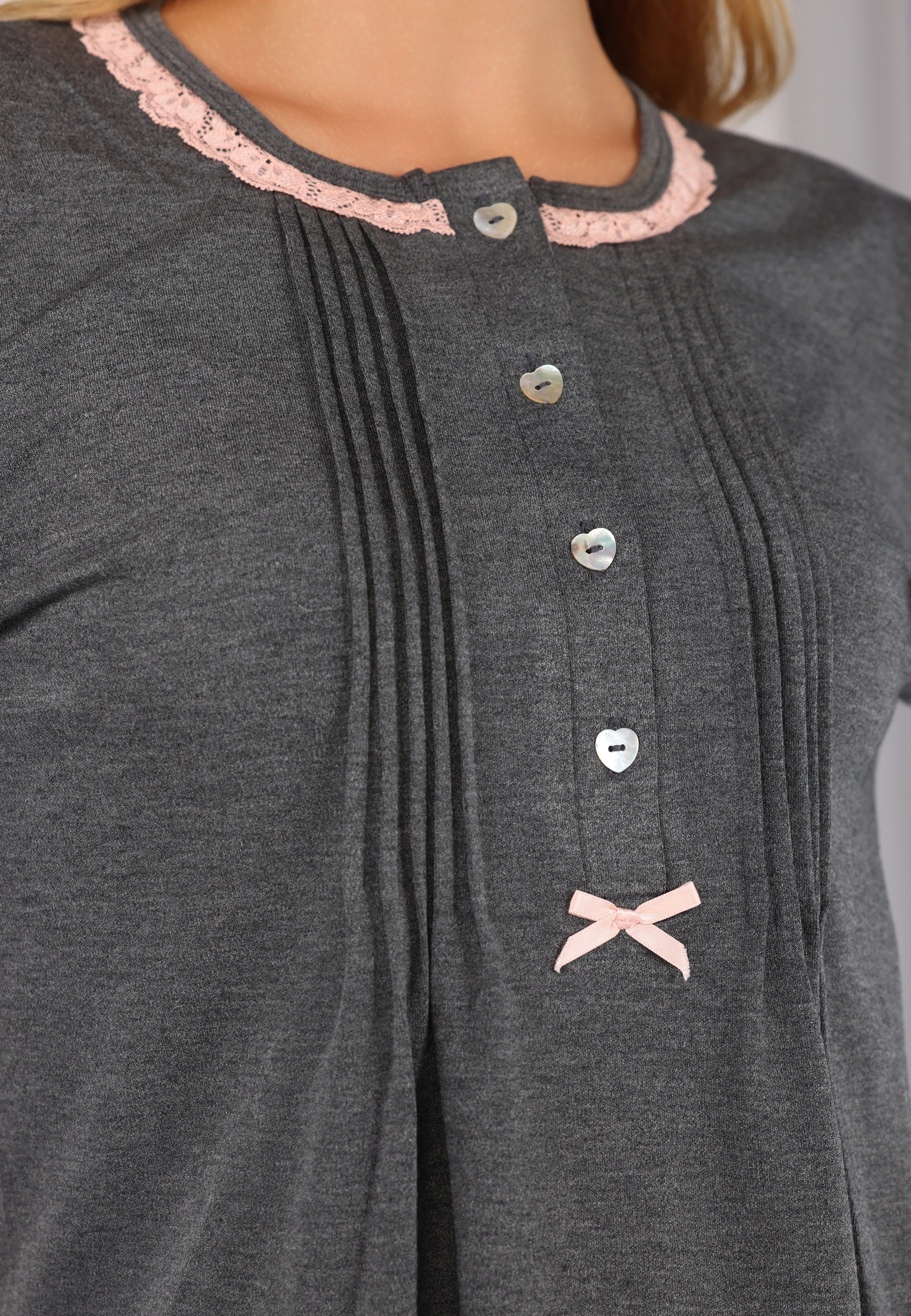 Ensemble Pyjama Boutonné | Collection LV SAUMON