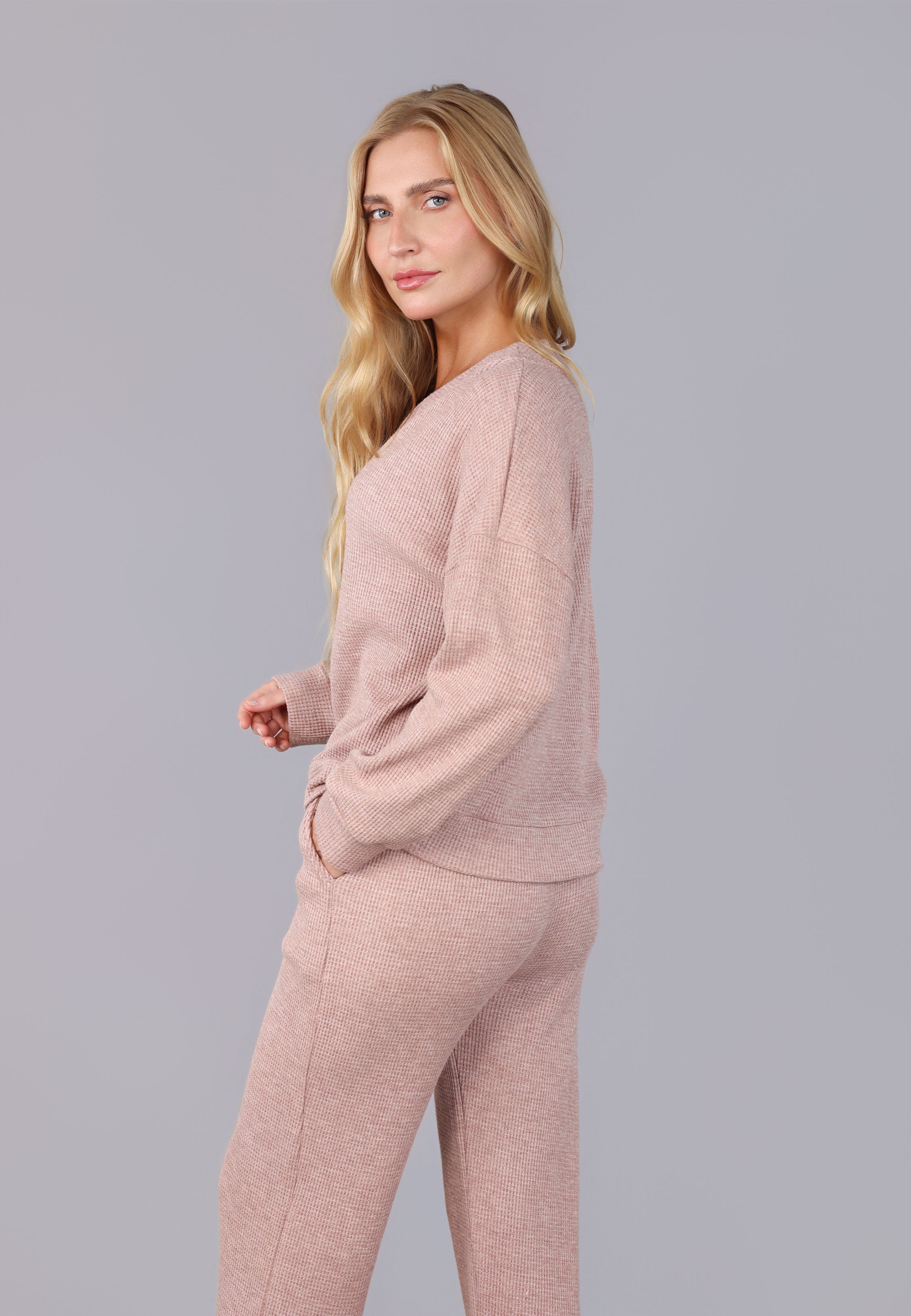 Ensemble pyjama en tissu gaufré | Collection Waffle
