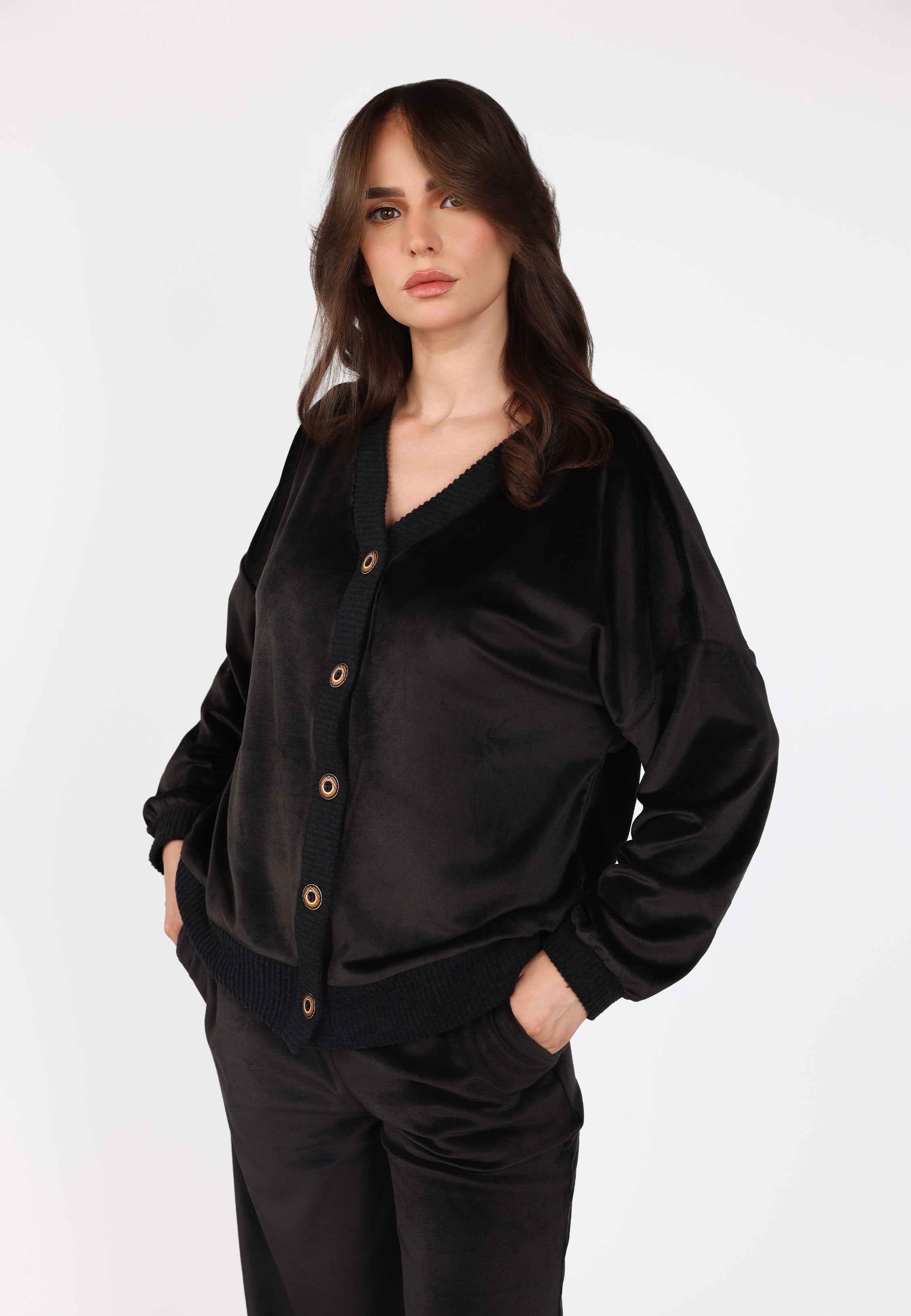 Pyjama boutonné | Collection Velvet MLC