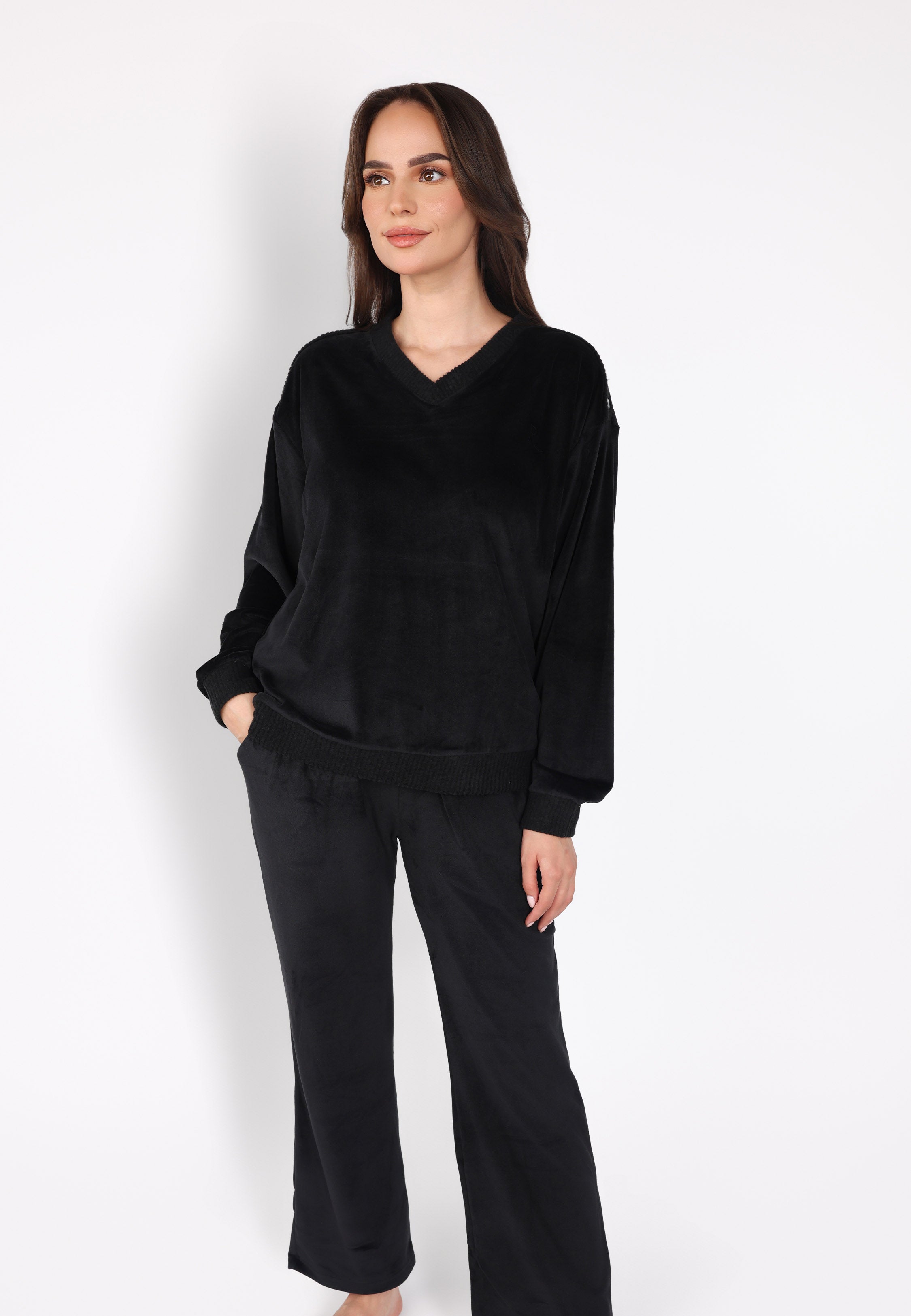 Ensemble pyjama col V | Collection Velvet MLC