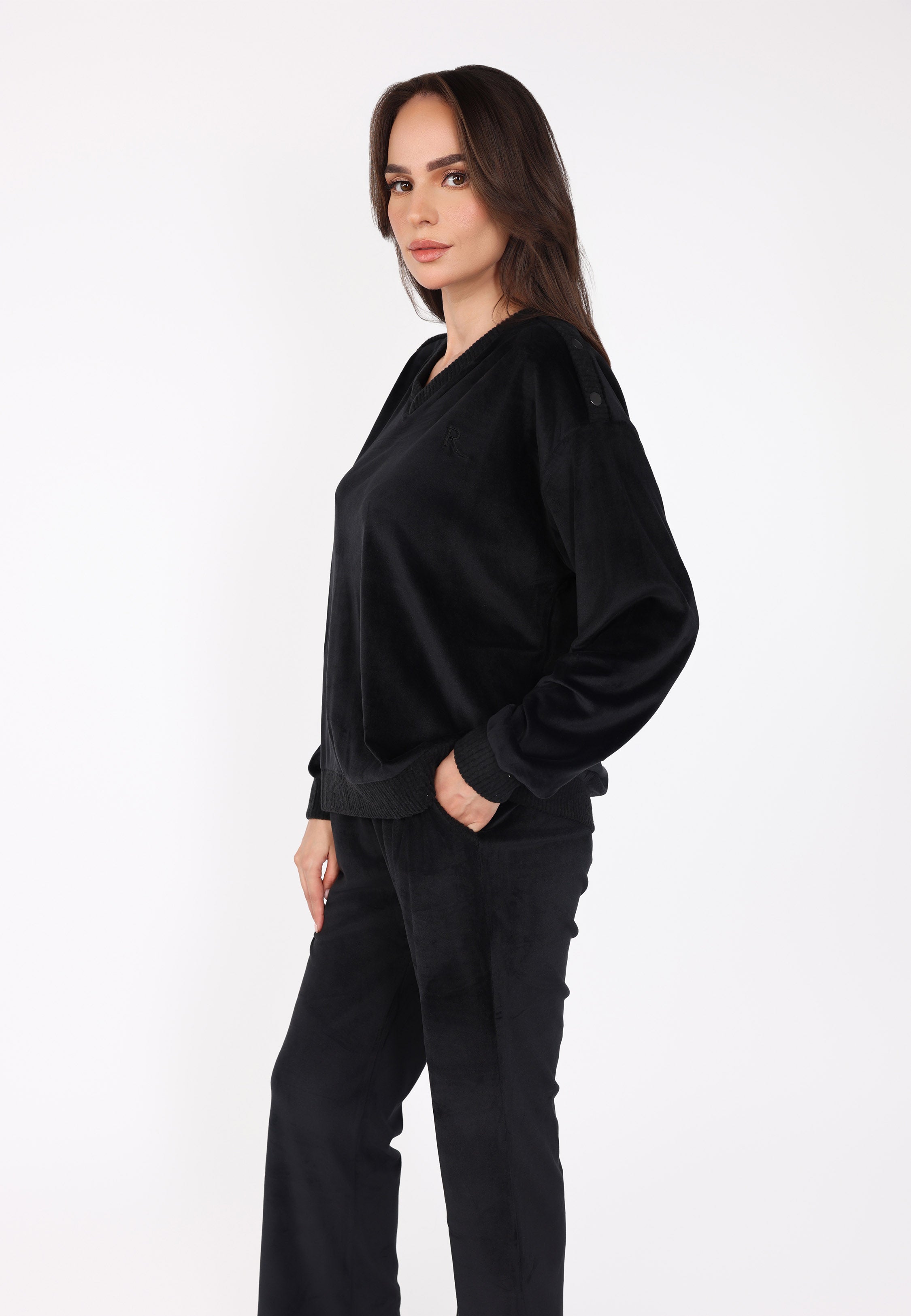 Ensemble pyjama col V | Collection Velvet MLC