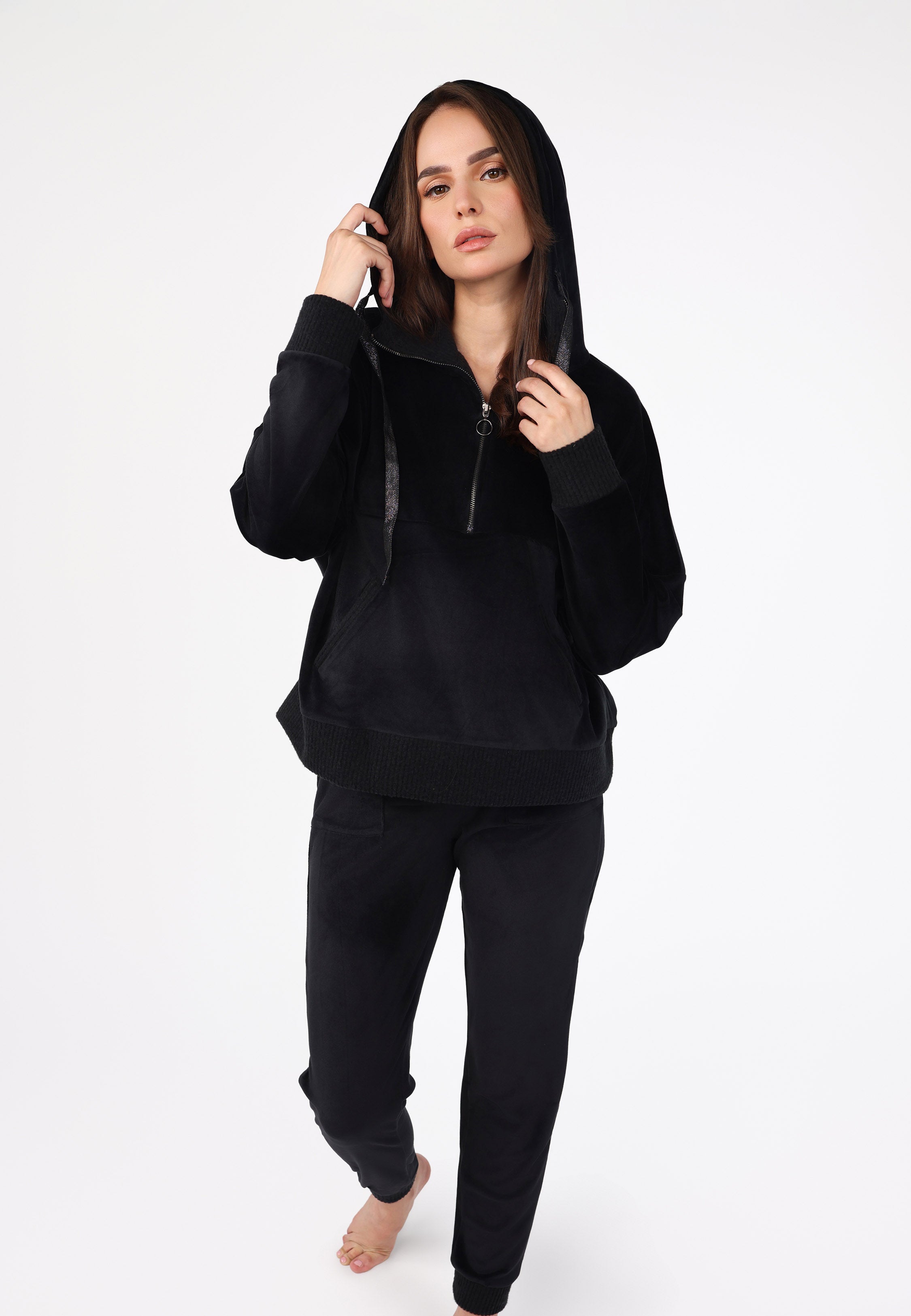 Ensemble pyjama à capuche | Collection Velvet MLC