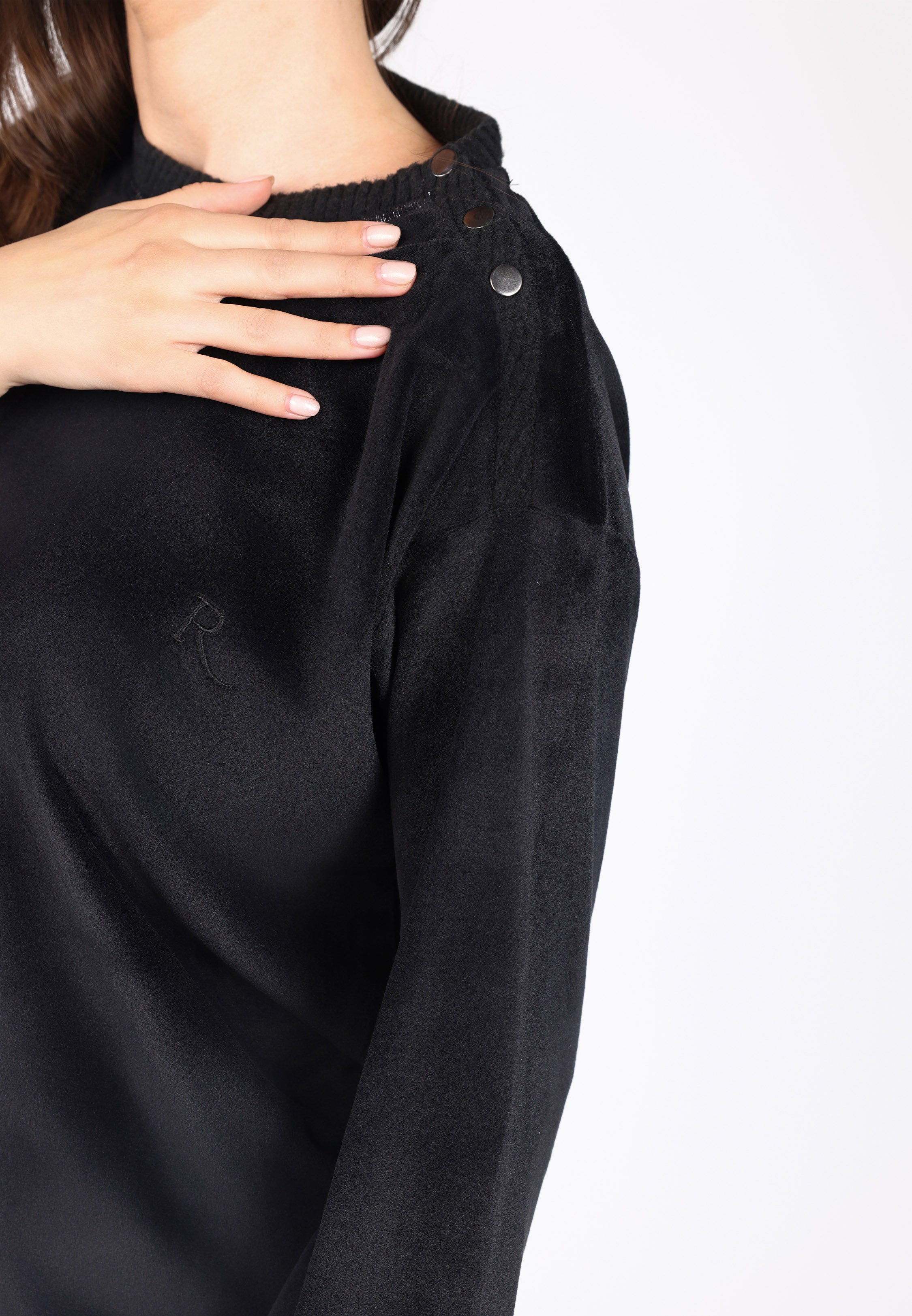 Ensemble pyjama à boutons épaule | Collection Velvet MLC