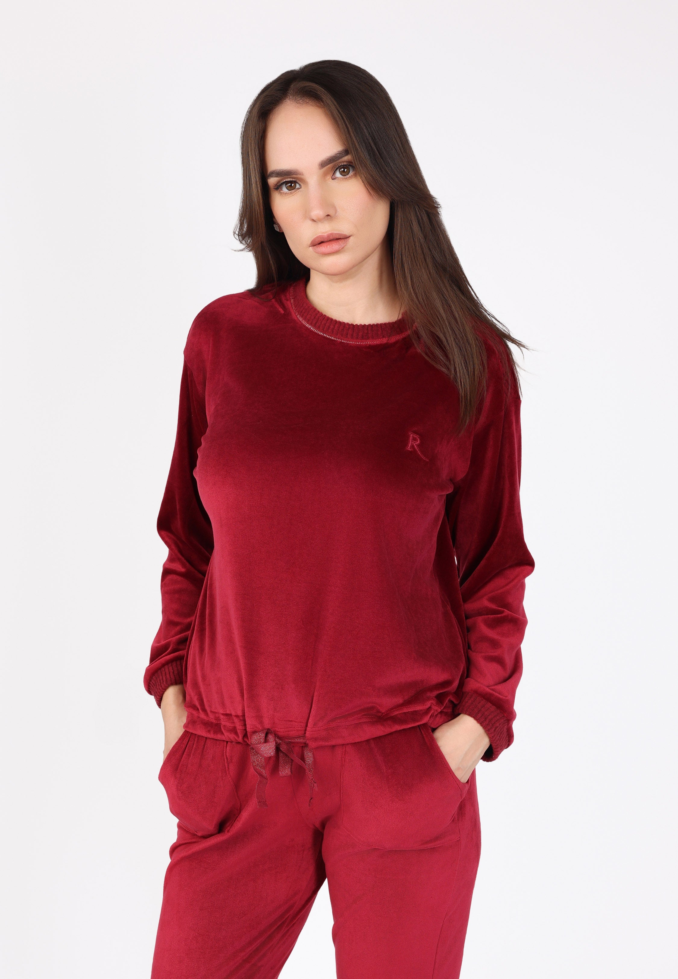 Ensemble pyjama à boutons épaule | Collection Velvet MLC