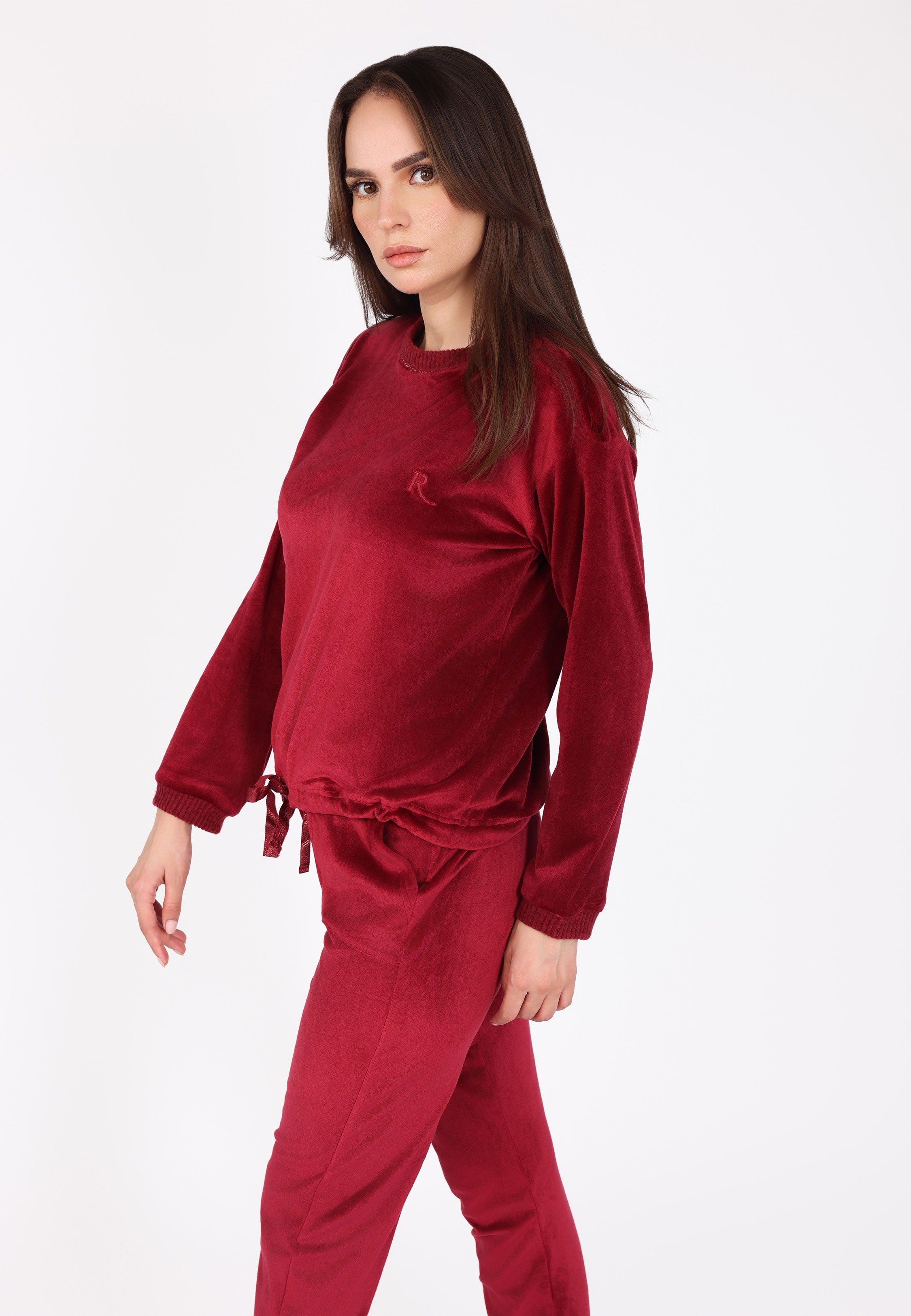 Ensemble pyjama à boutons épaule | Collection Velvet MLC