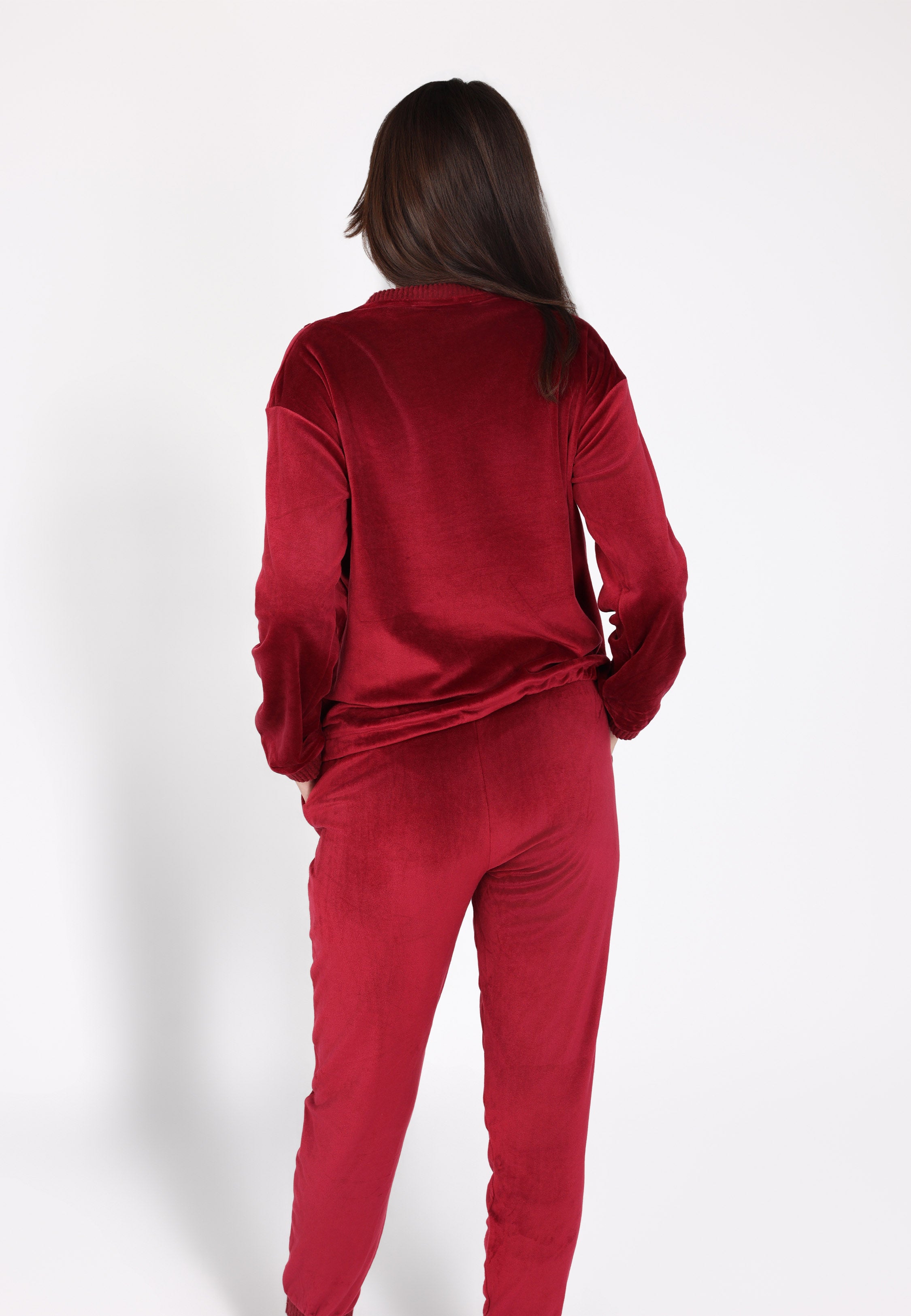 Ensemble pyjama à boutons épaule | Collection Velvet MLC
