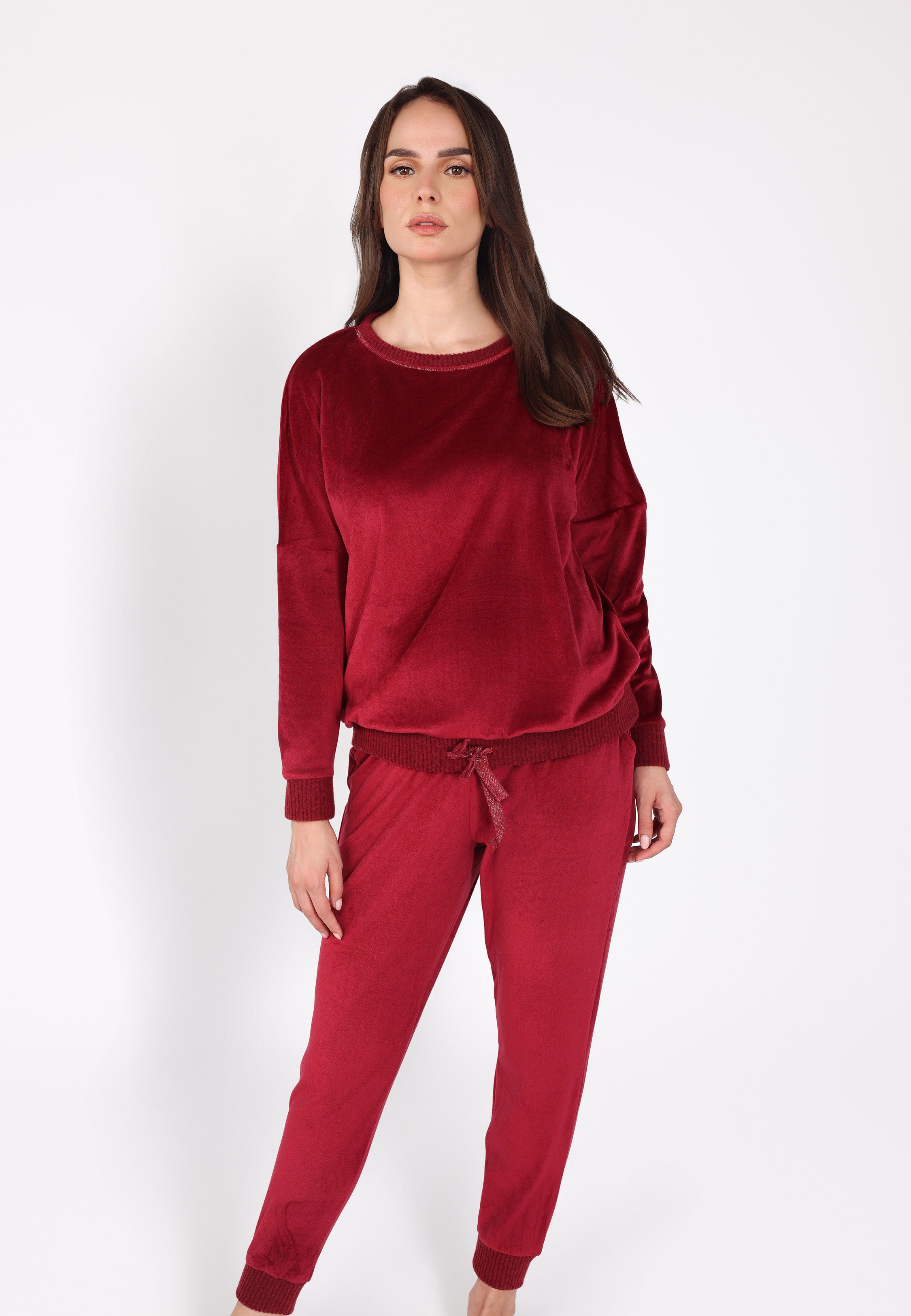Ensemble pyjama col rond | Collection Velvet MLC