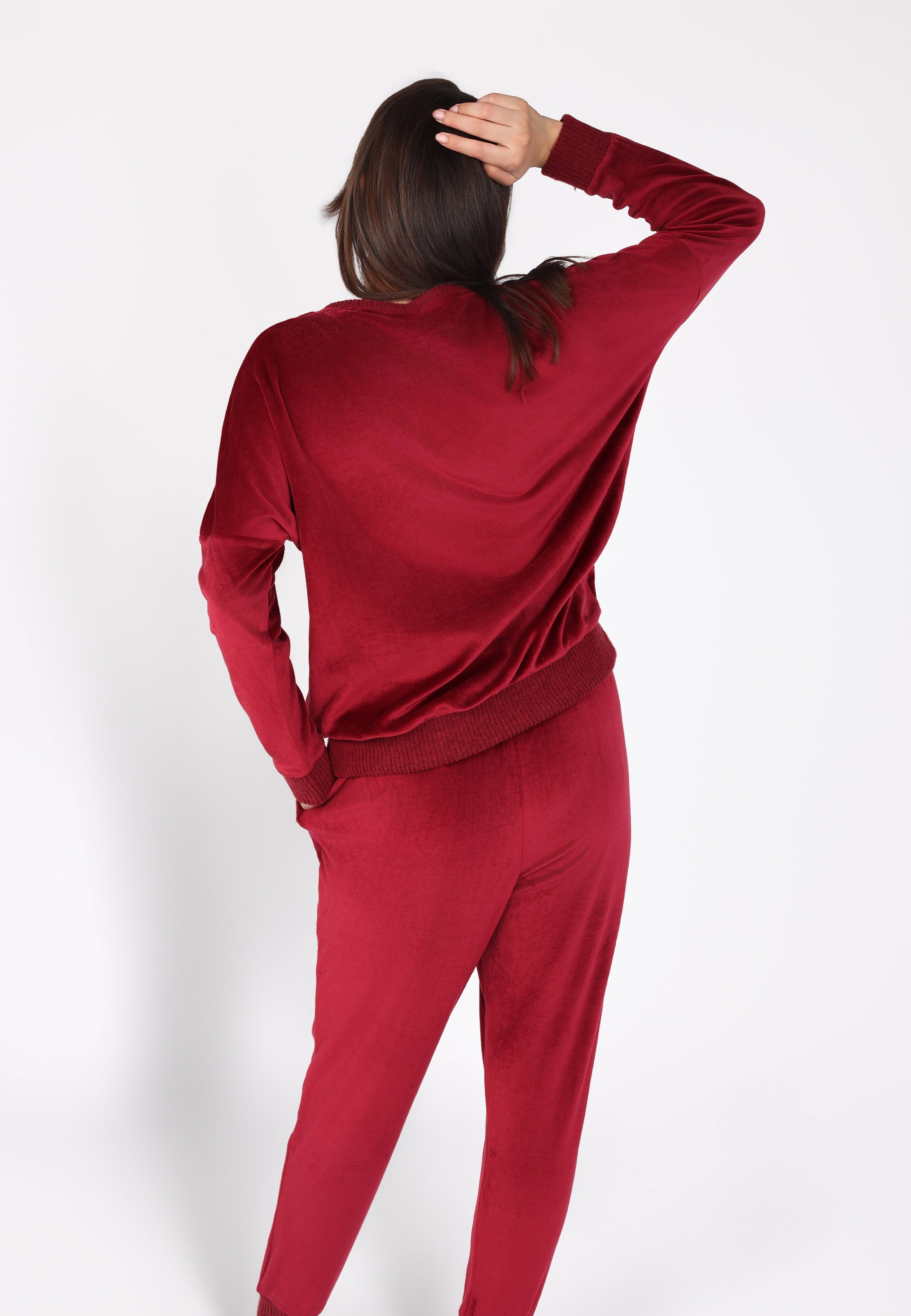 Ensemble pyjama col rond | Collection Velvet MLC