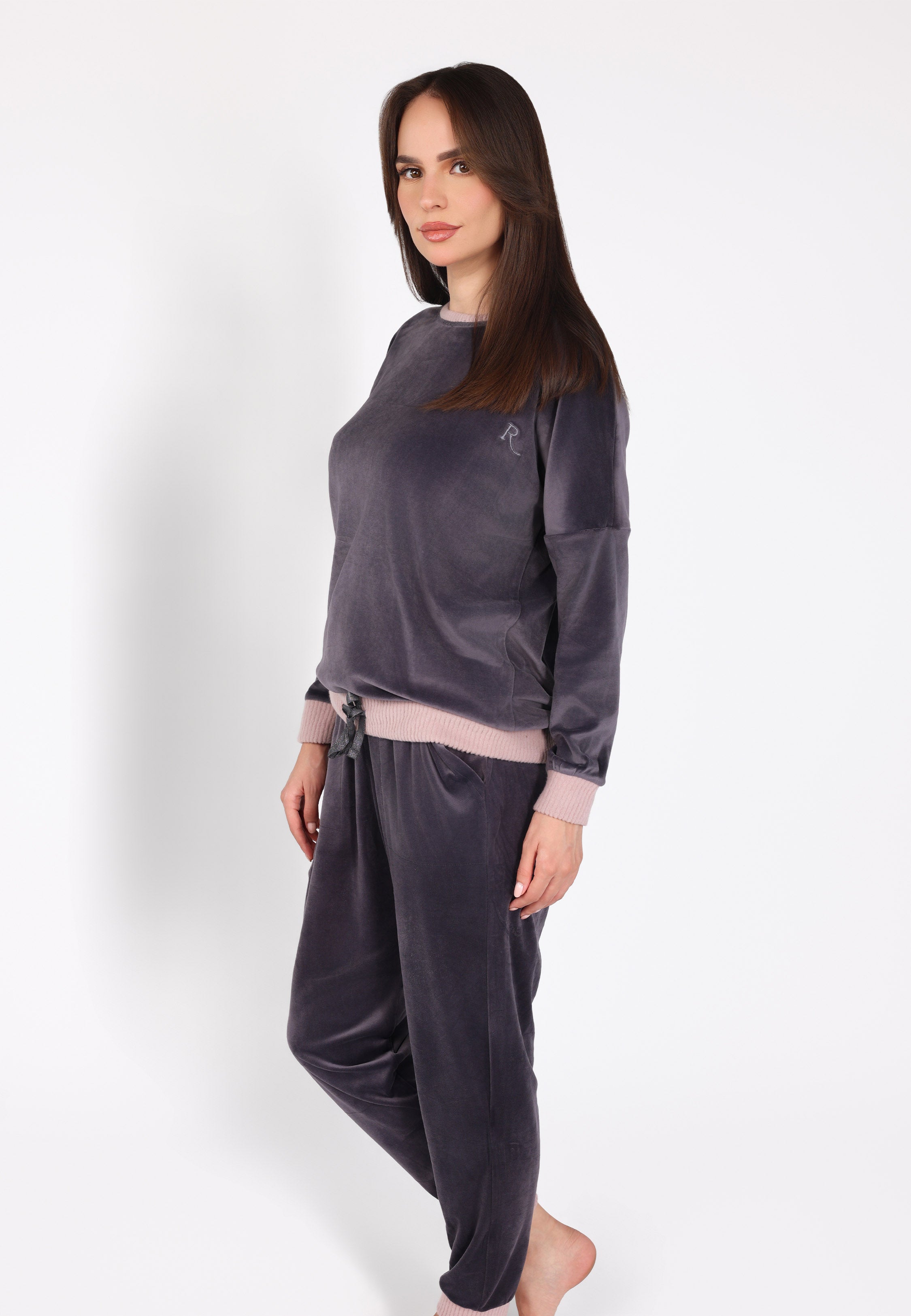Ensemble pyjama col rond | Collection Velvet MLC