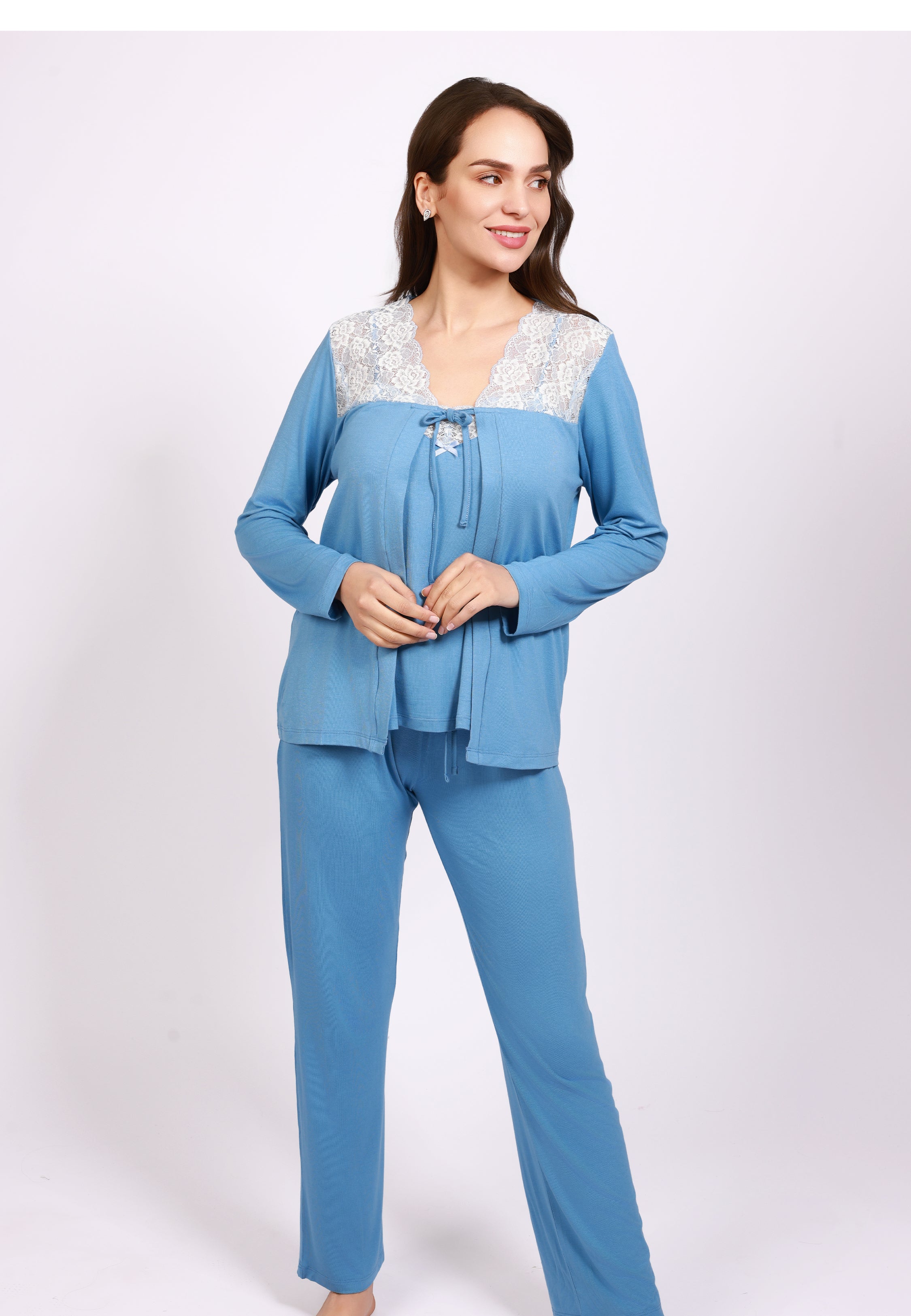 Ensemble pyjama trois pièces | Collection Touche D'élégance