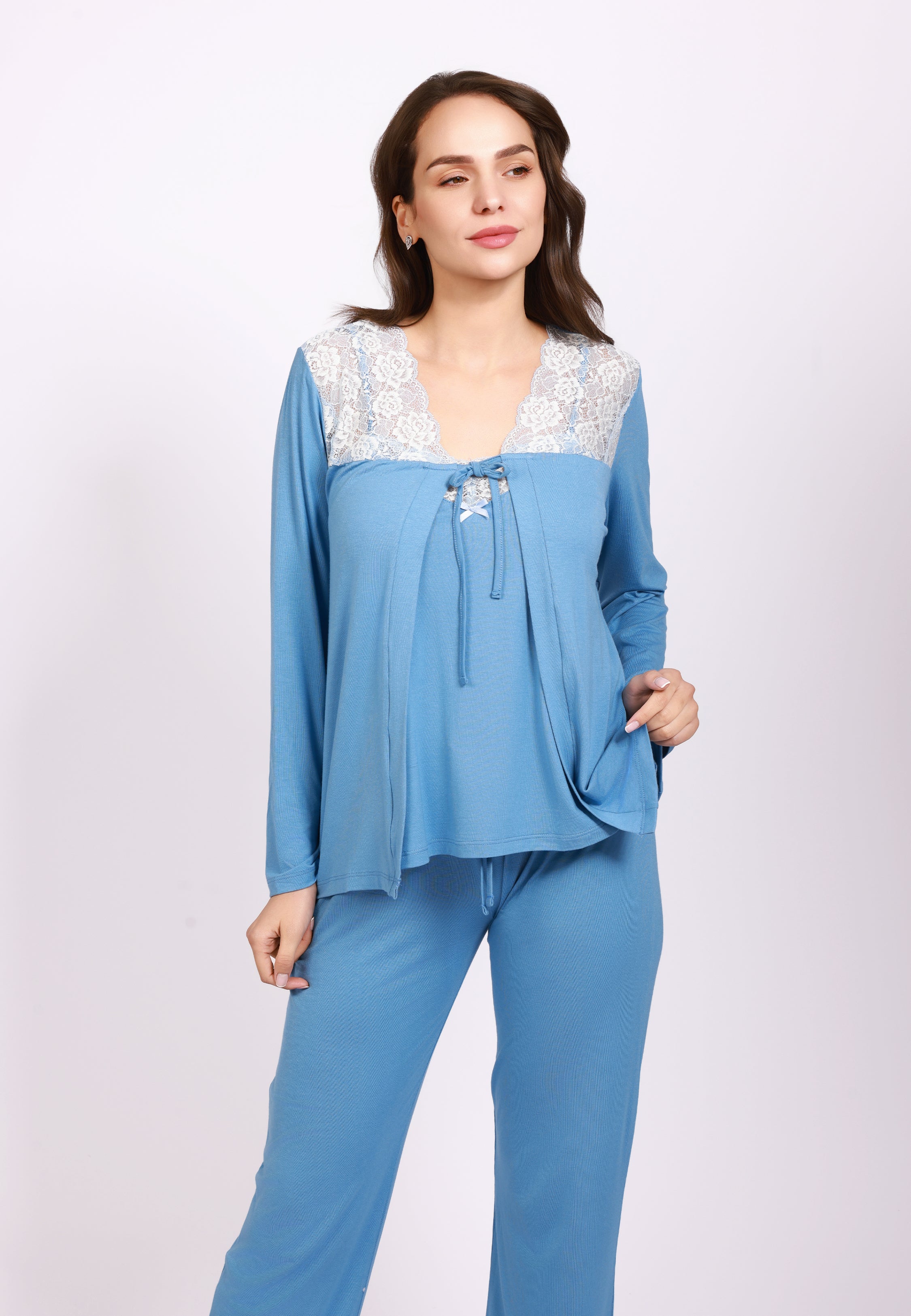 Ensemble pyjama trois pièces | Collection Touche D'élégance