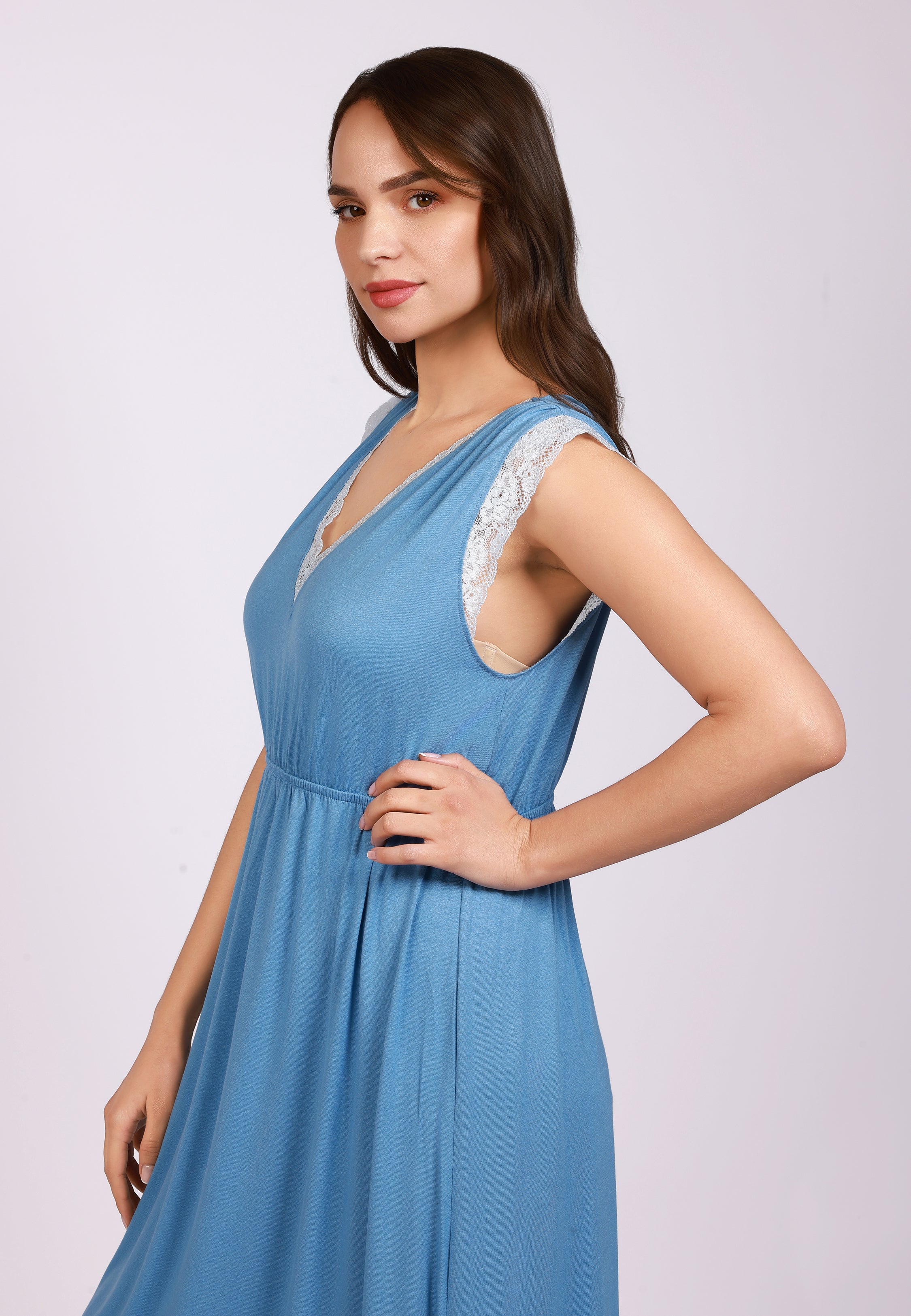 Robe Midi sans Manches | Collection Touche D'élégance