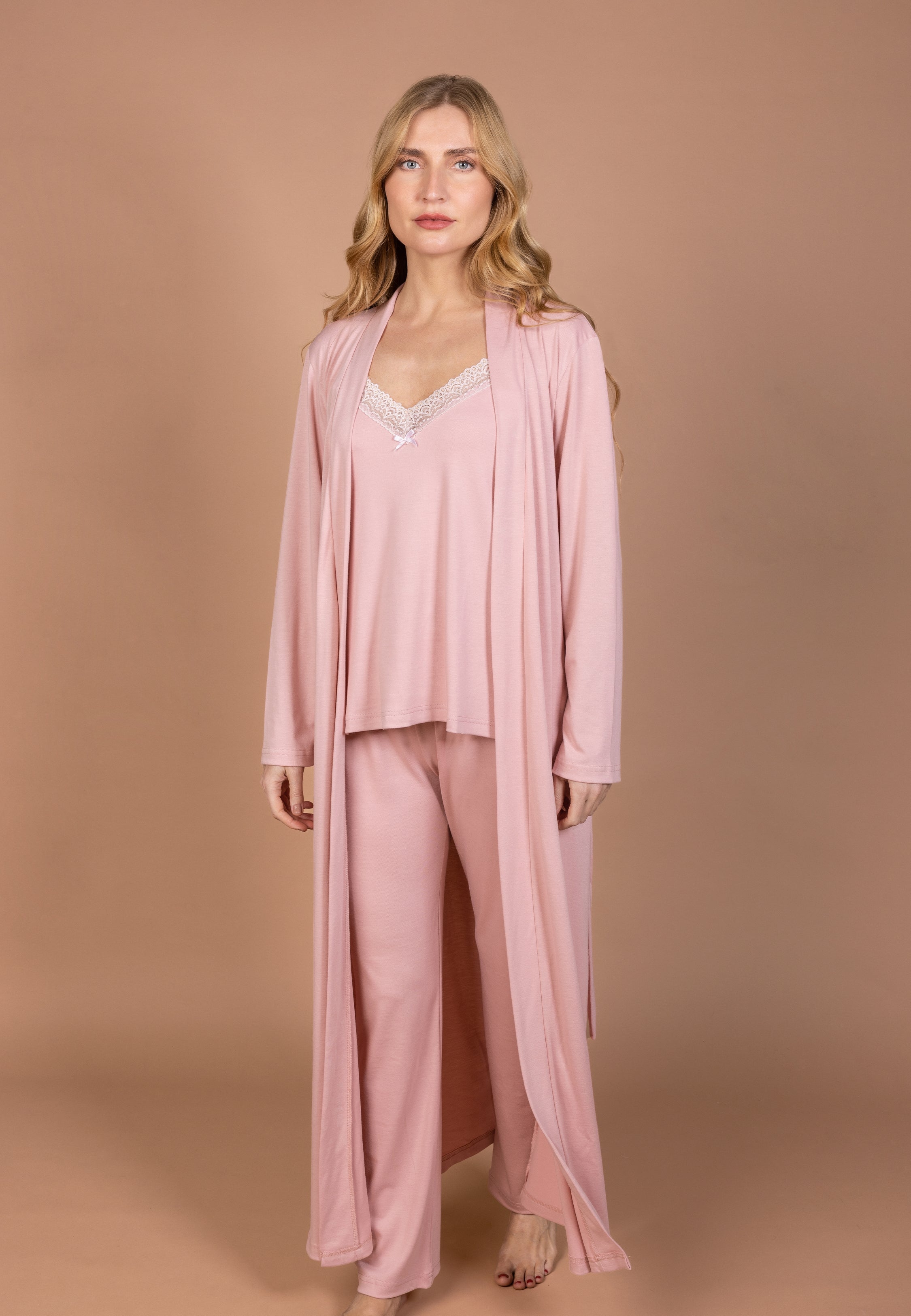 Ensemble pyjama débardeur à dentelle et pantalon | Collection Nostalgia