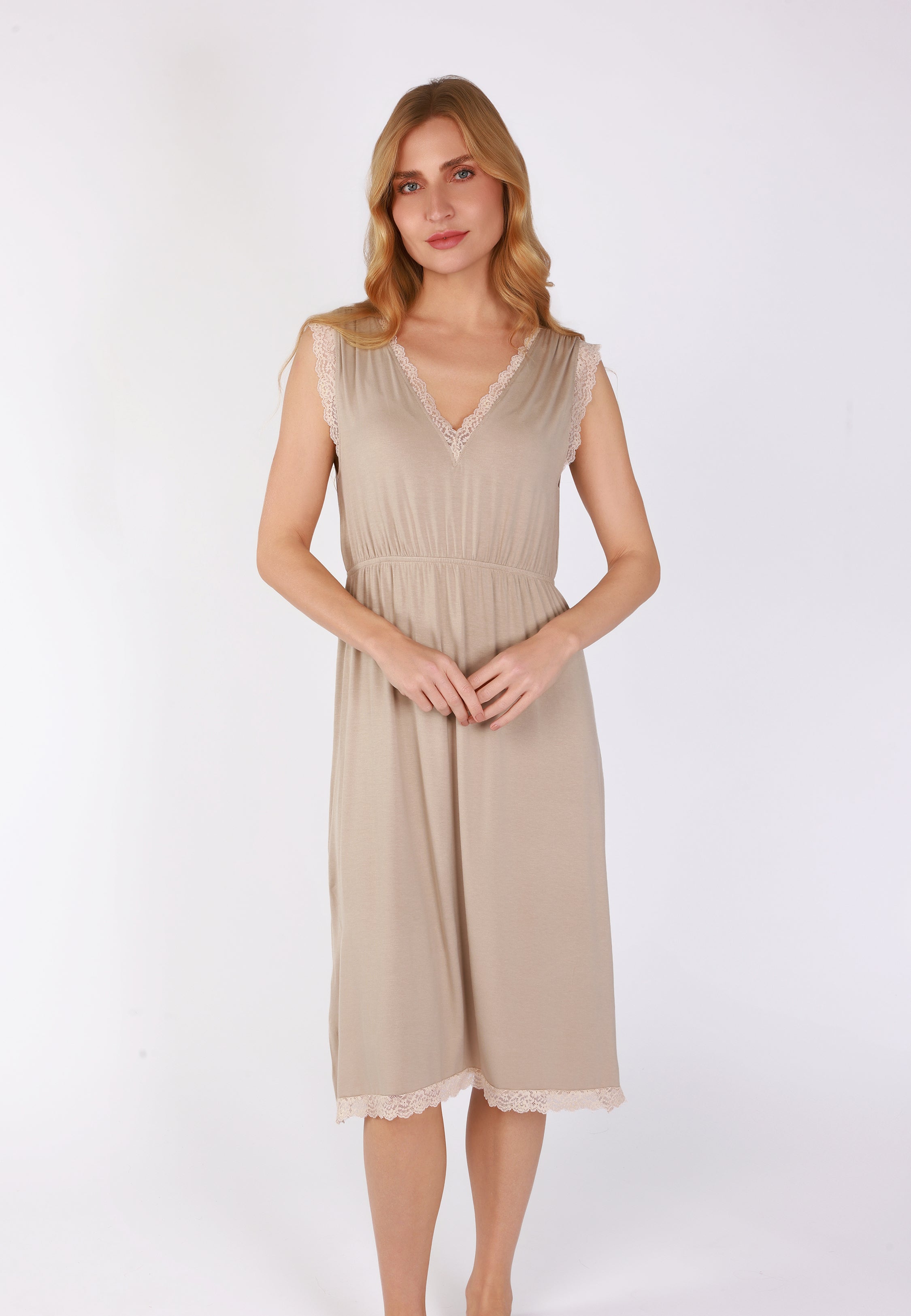 Robe Midi sans Manches | Collection Touche D'élégance